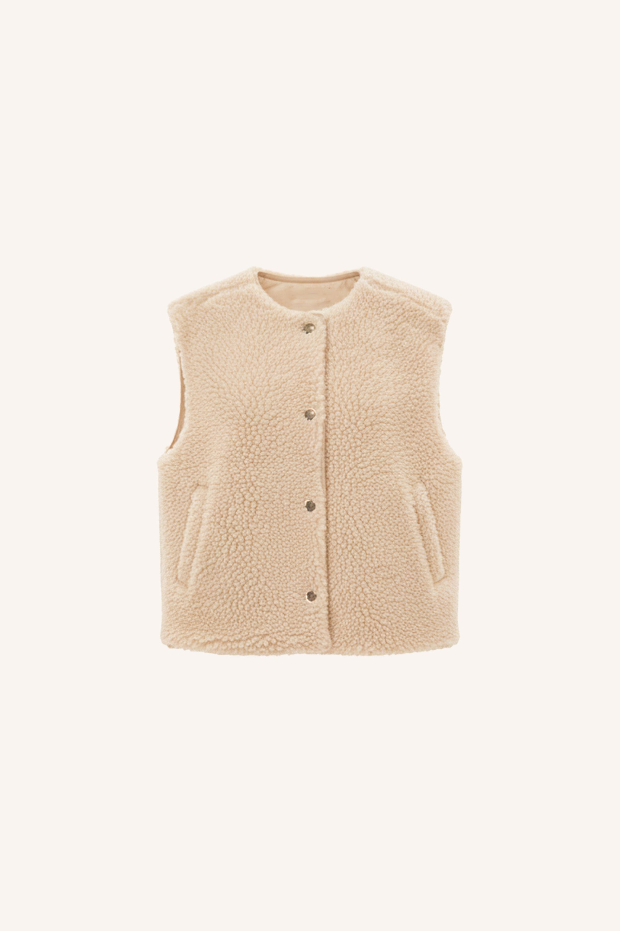 joelle wool jacket | sand melange