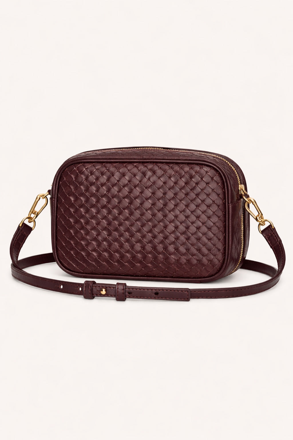 kelsey braided bag | chocolate