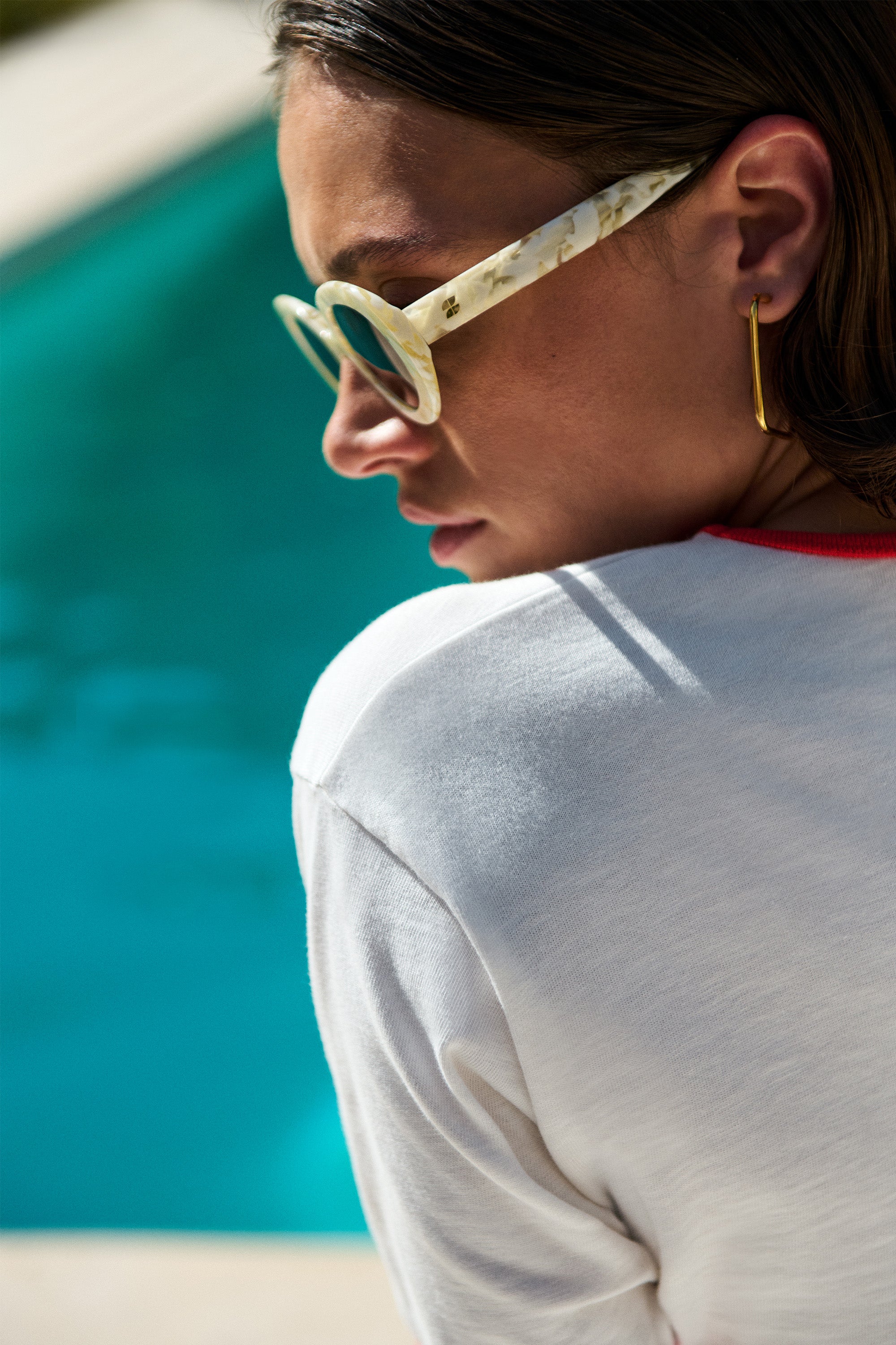noa sunglasses | bright marble