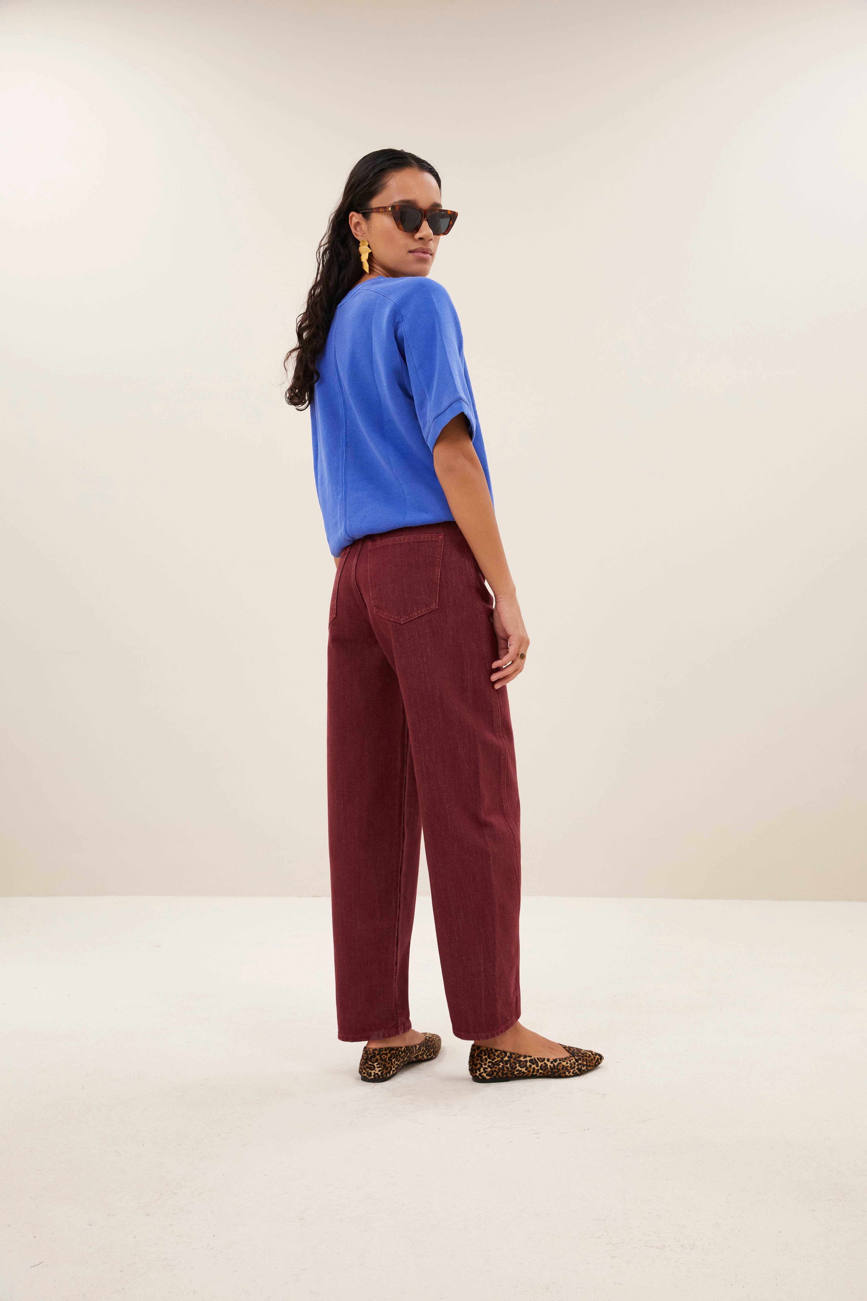top-gina top azul blue-by-bar-sfeerbeeld