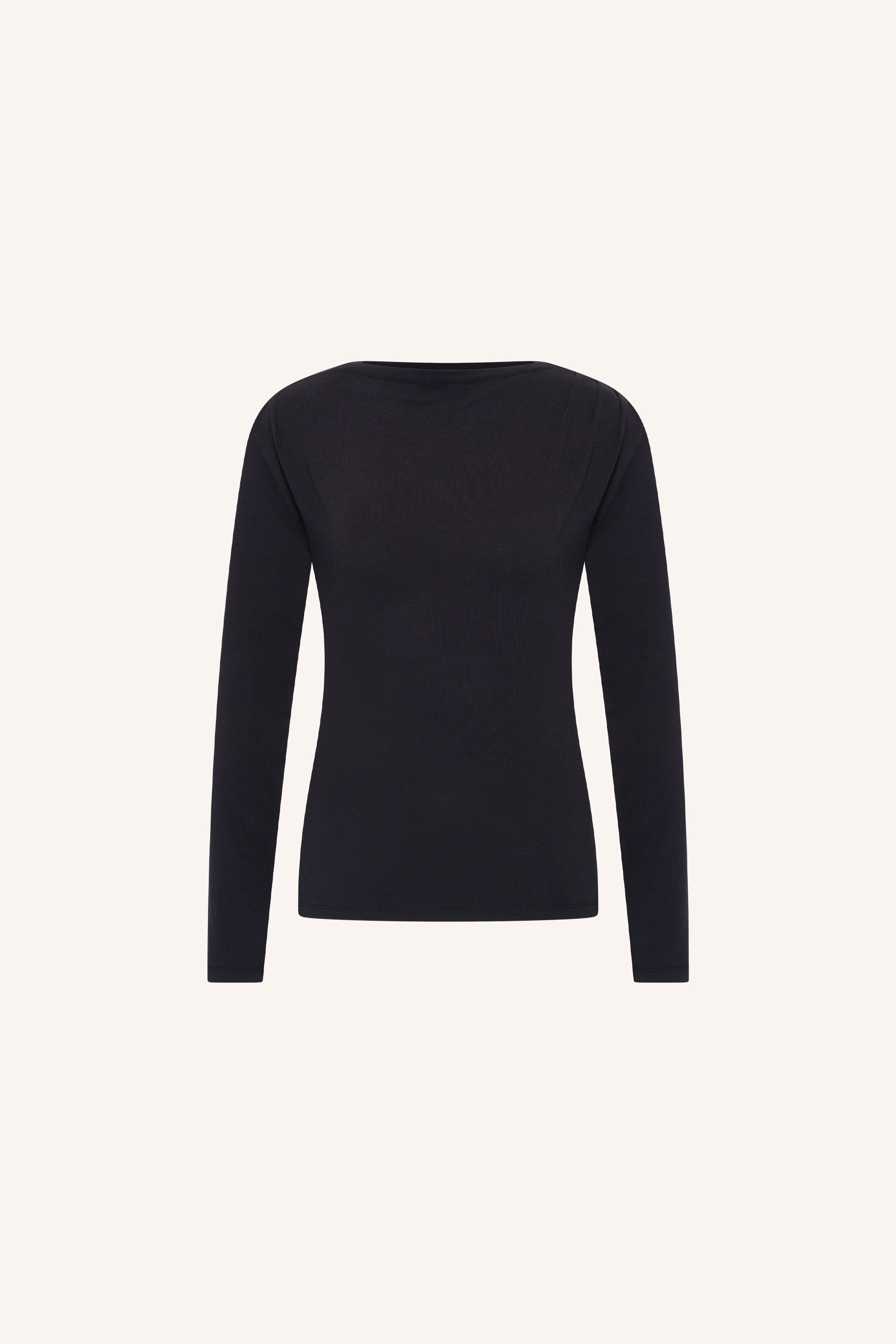 leya-heavy-flame-top-jet-black-all-time classic-aansluitende fit-katoen kwaliteit-by-bar-productfoto