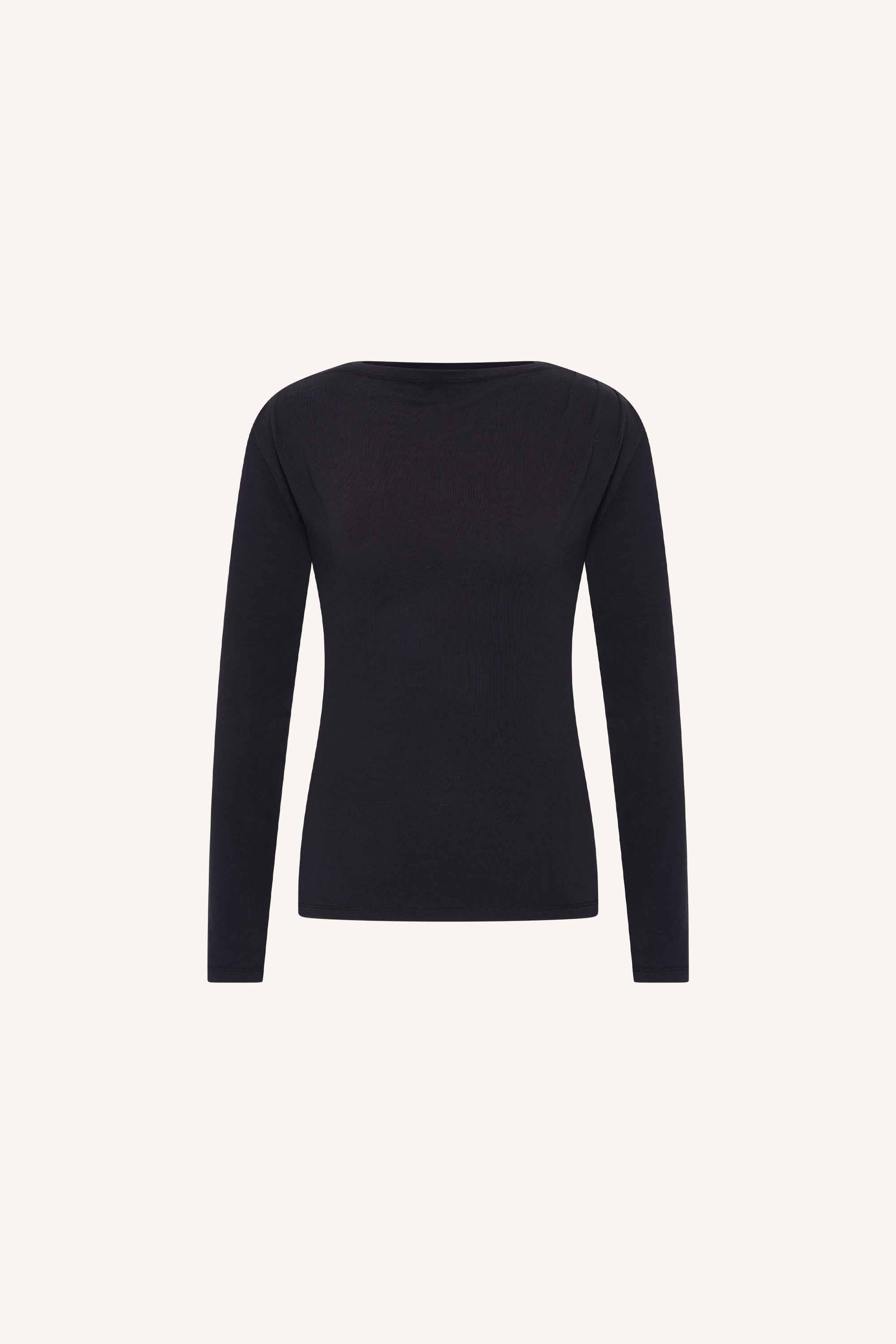 leya heavy flame top | jet black