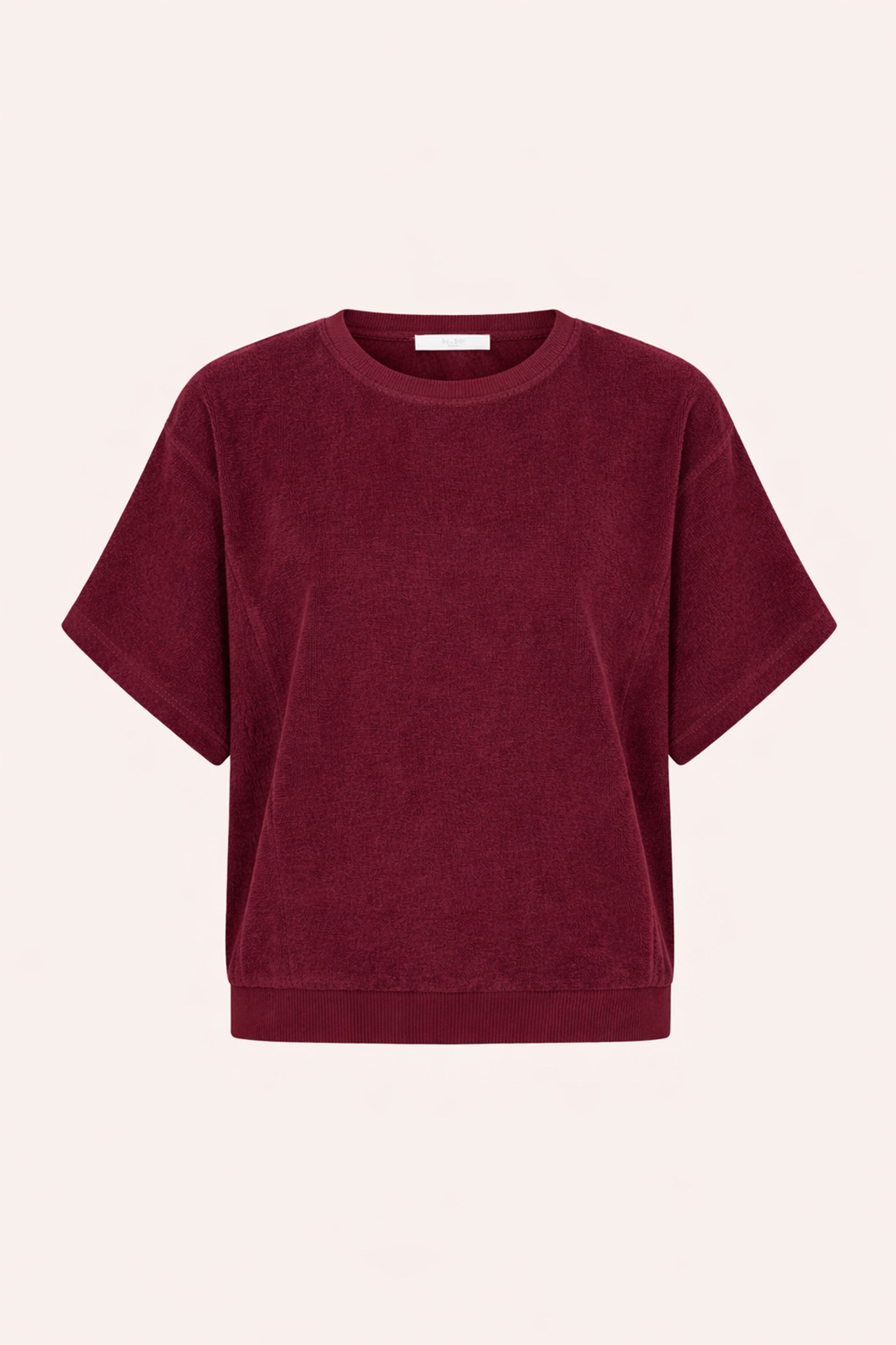 nuki slub top | burgundy crush
