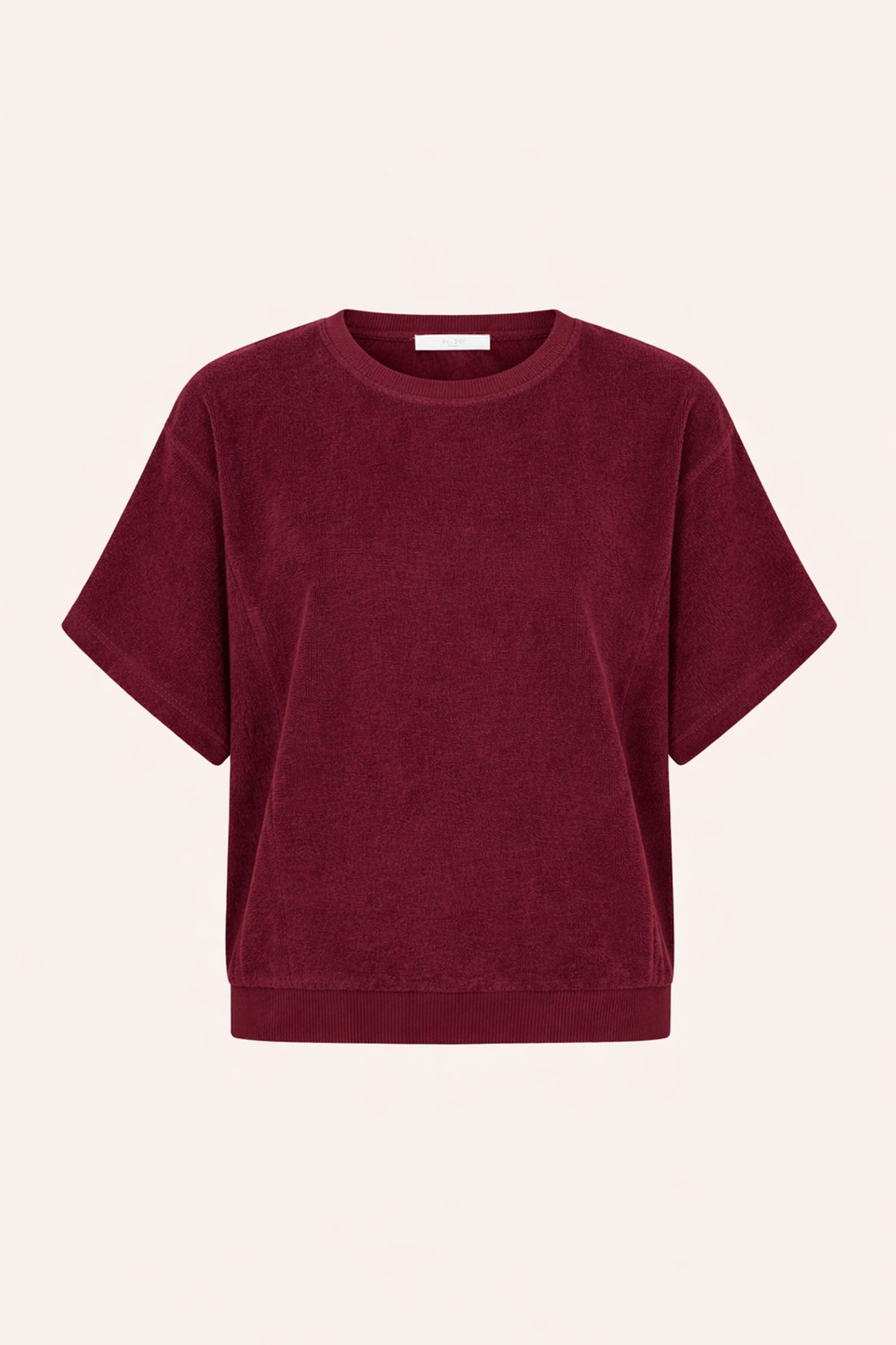nuki slub top | burgundy crush