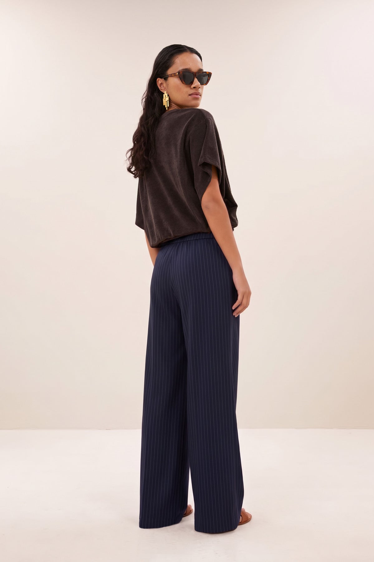 nuki slub top | coffee bean