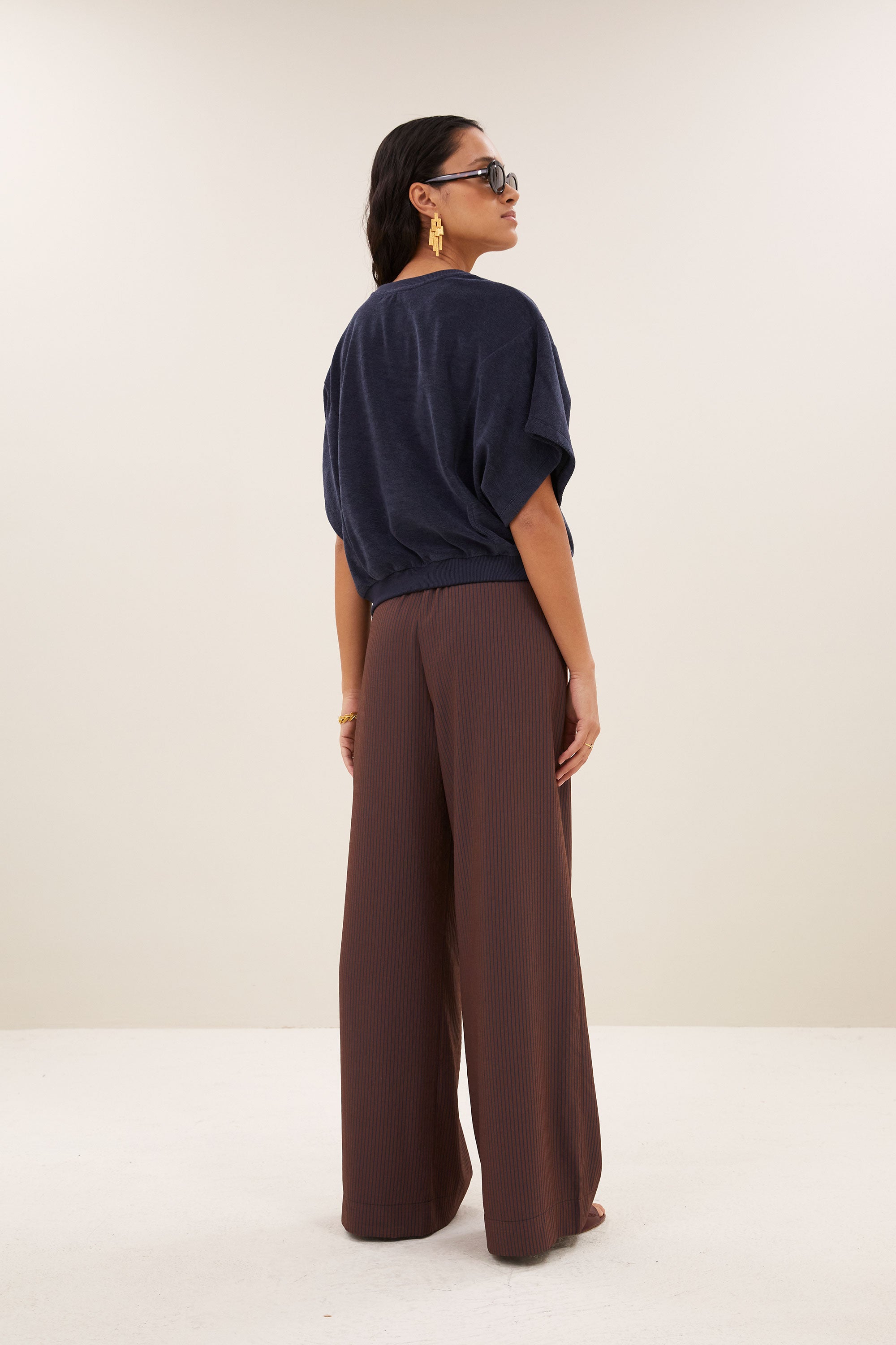 nuki slub top | midnight