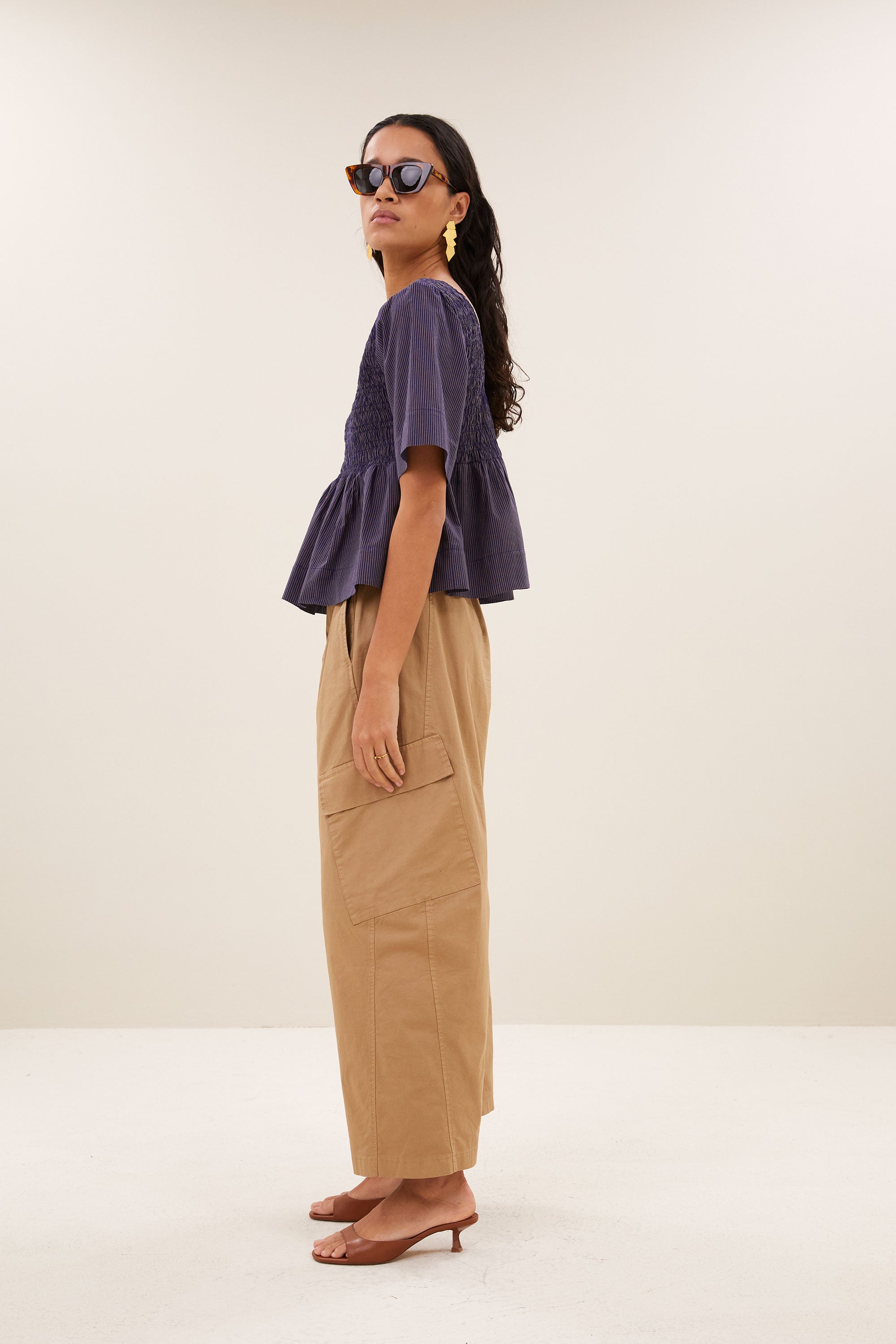 runa stripe top | tulsi stripe