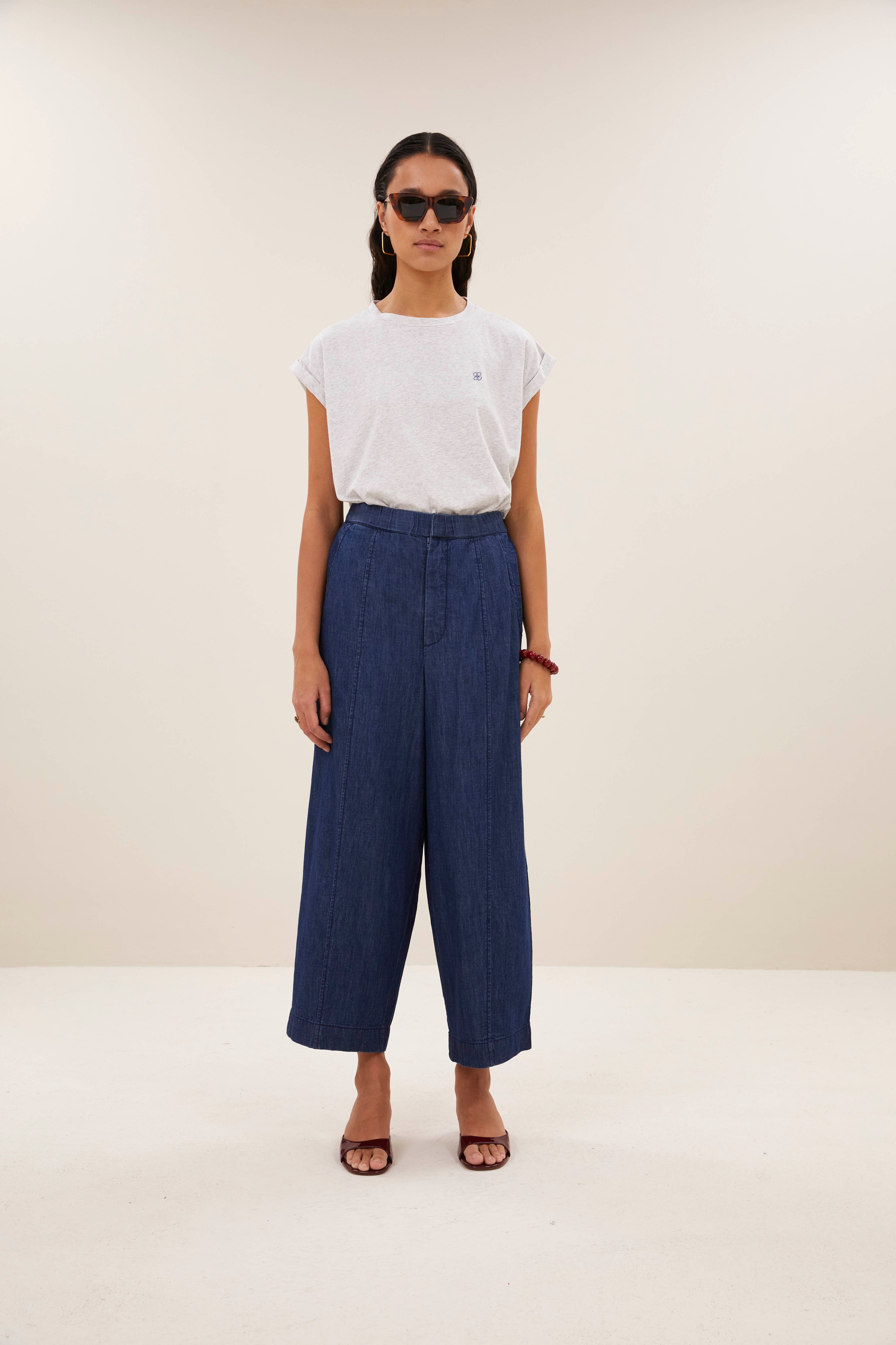 top-tobi clover top light grey melee-by-bar-achteraanzicht