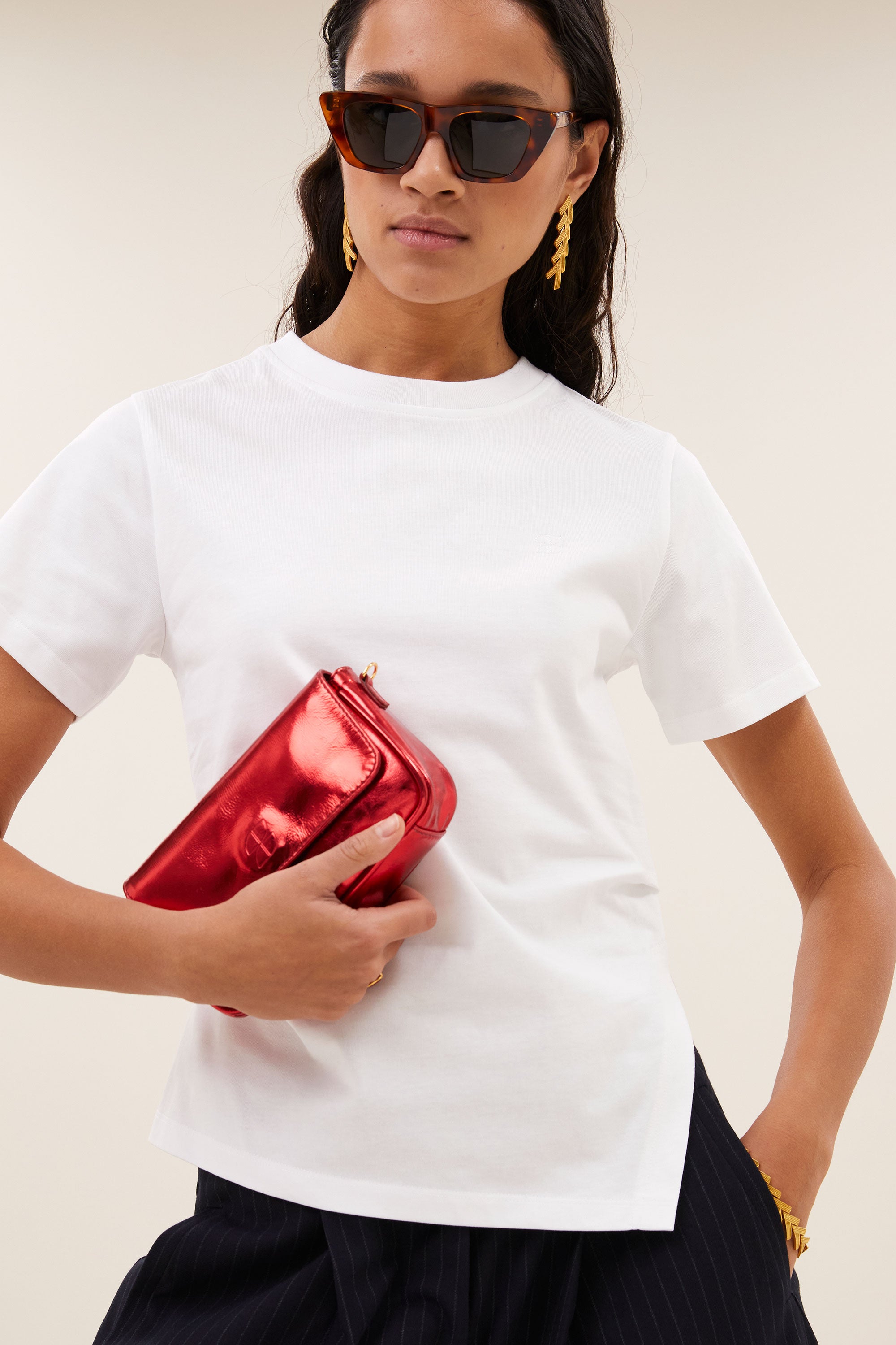jude gloss bag | scarlet red