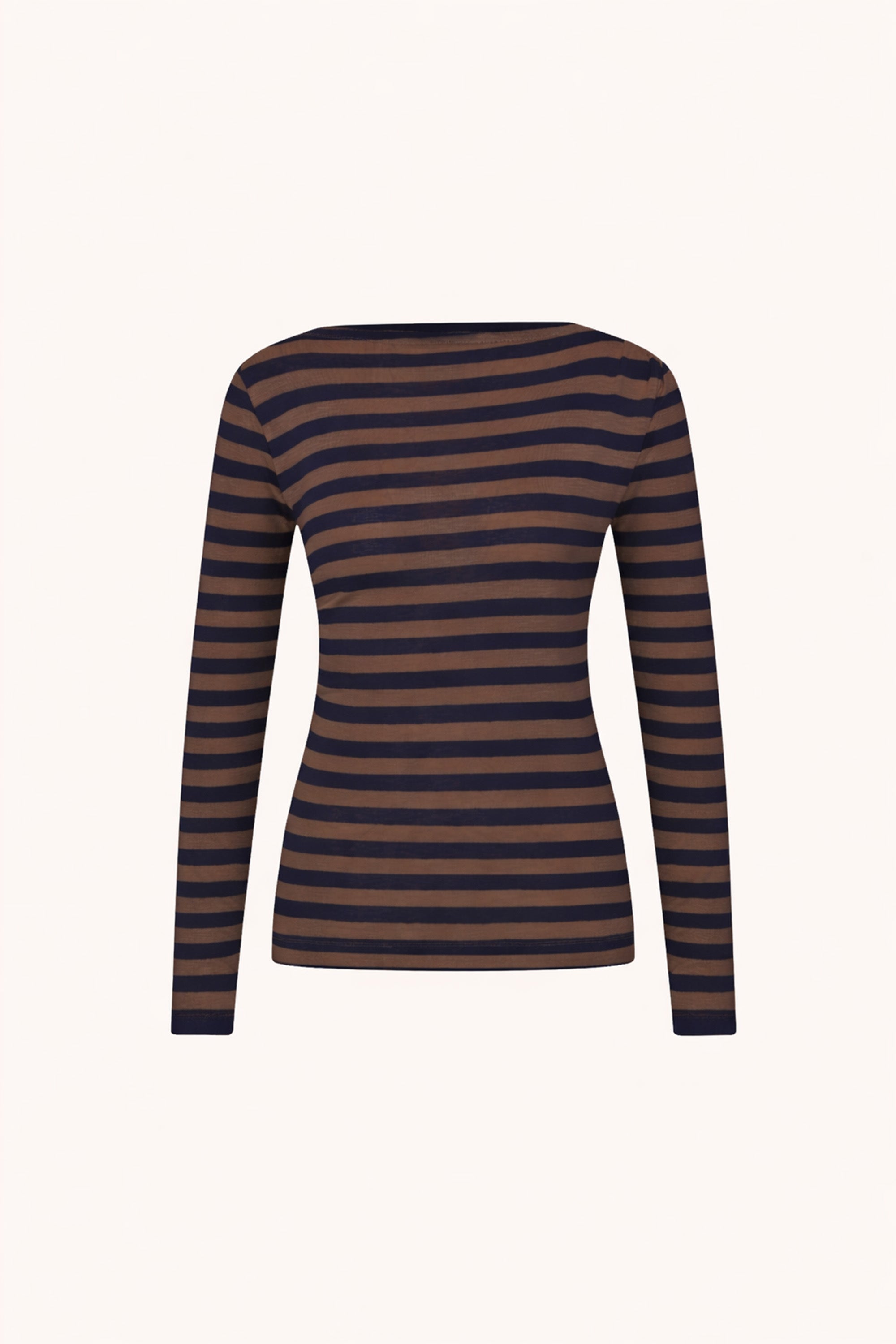 leya big stripe top | coffee bean