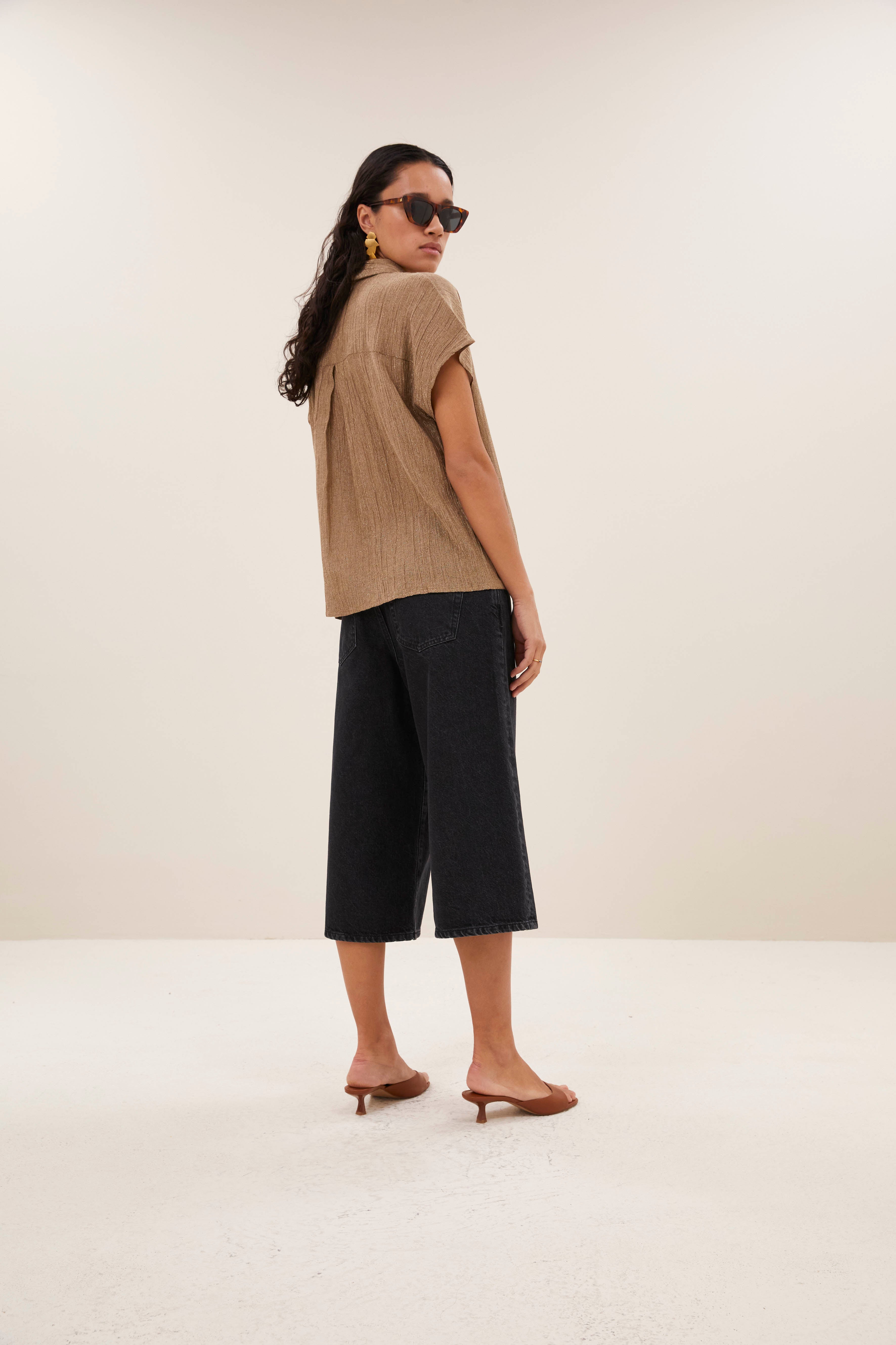 blouse-barley lurex blouse gold-by-bar-vooraanzicht