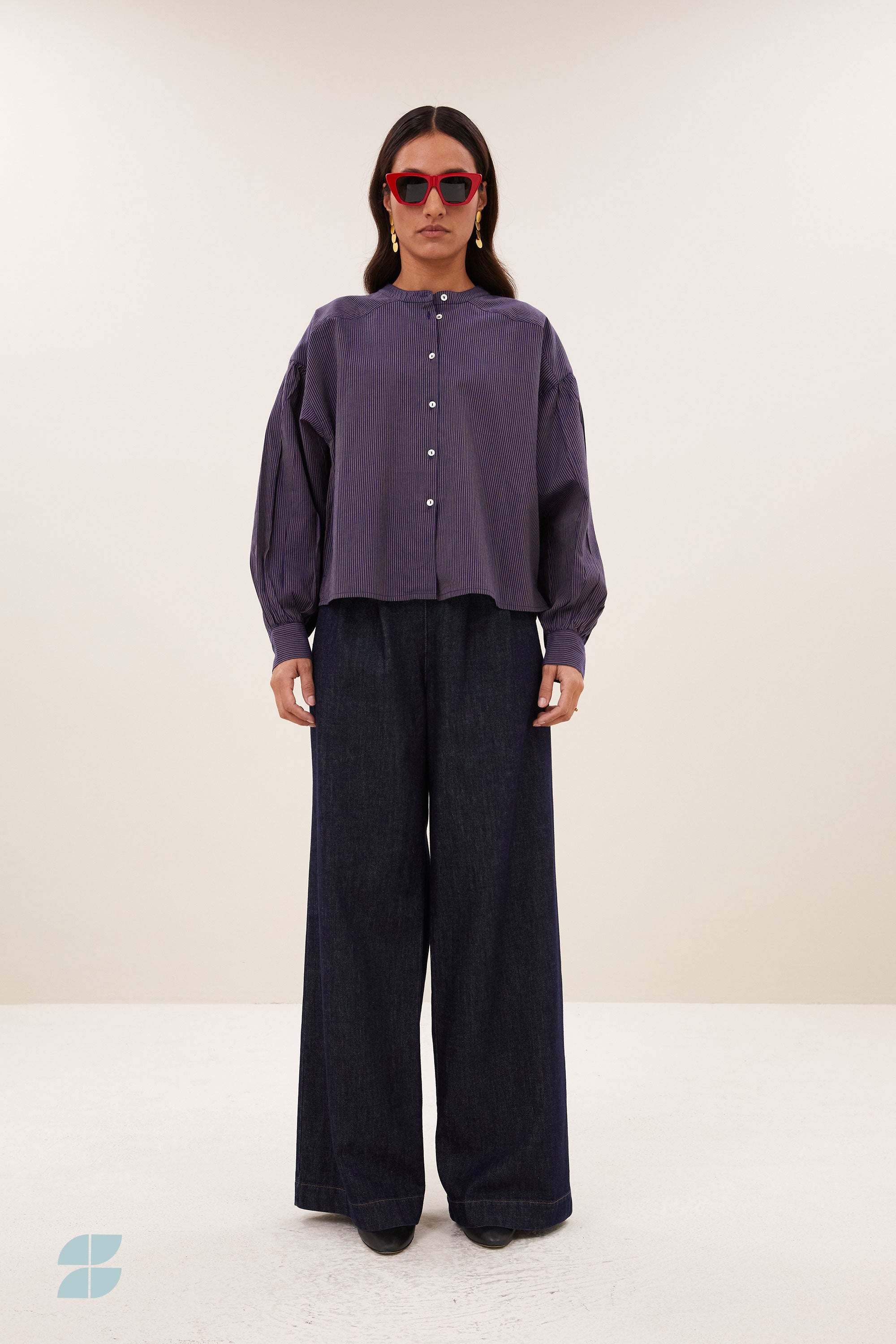 ella stripe blouse | tulsi stripe