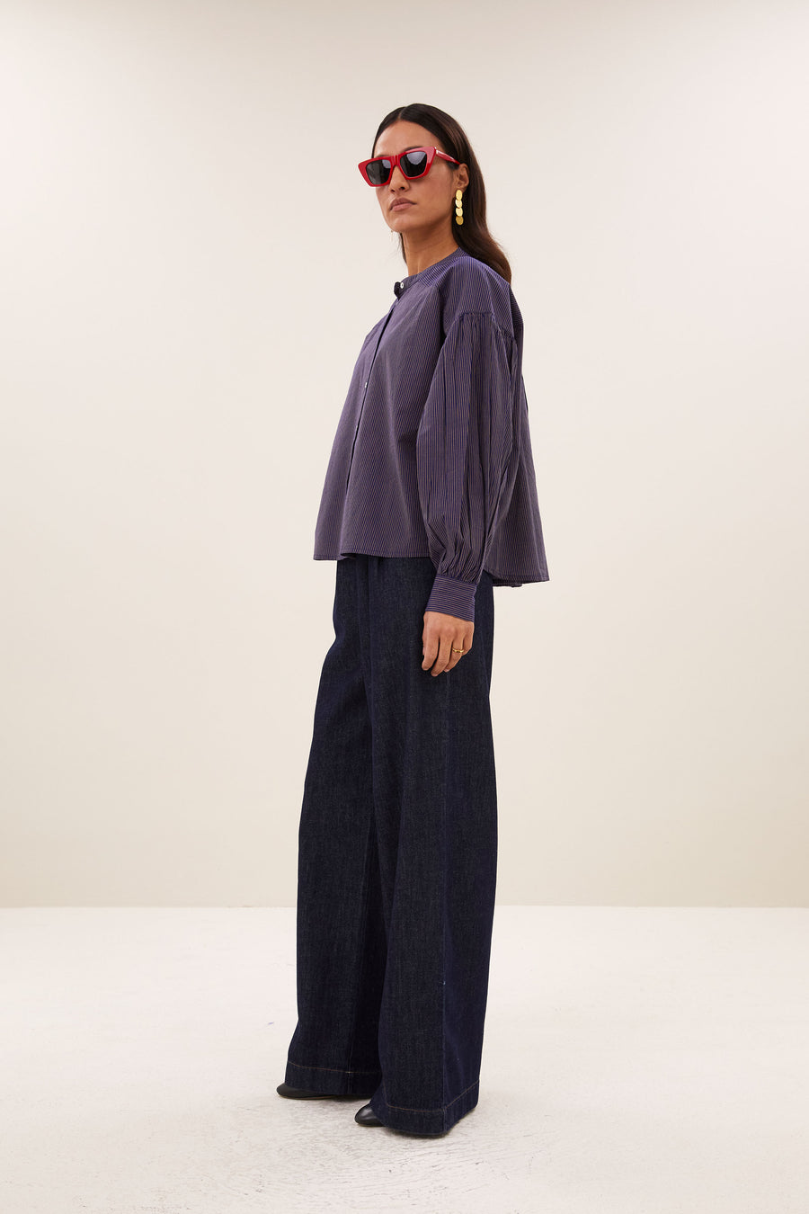 ella stripe blouse | tulsi stripe