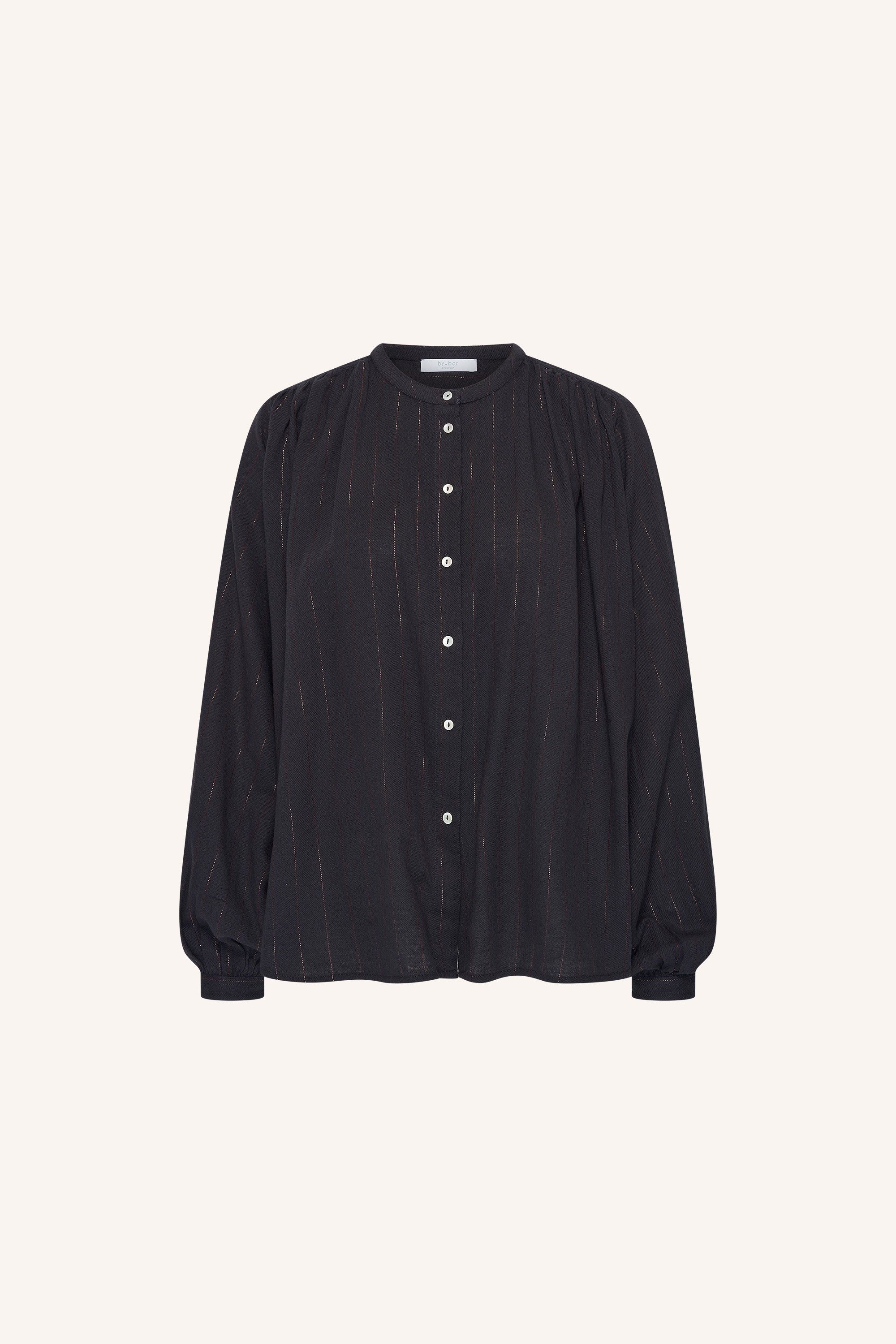 nyka lurex blouse | midnight lurex stripe