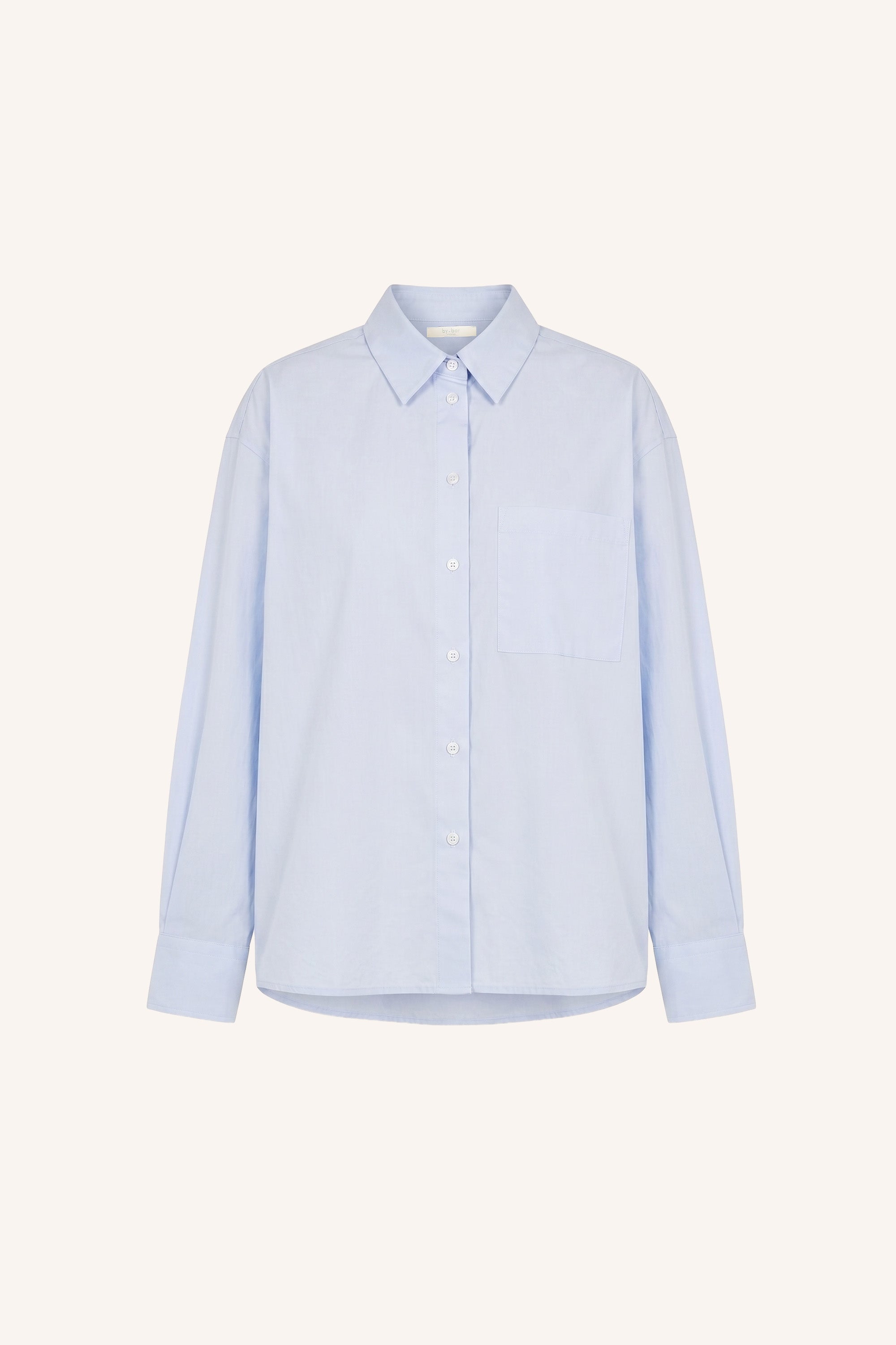 lise chambray blouse | light blue