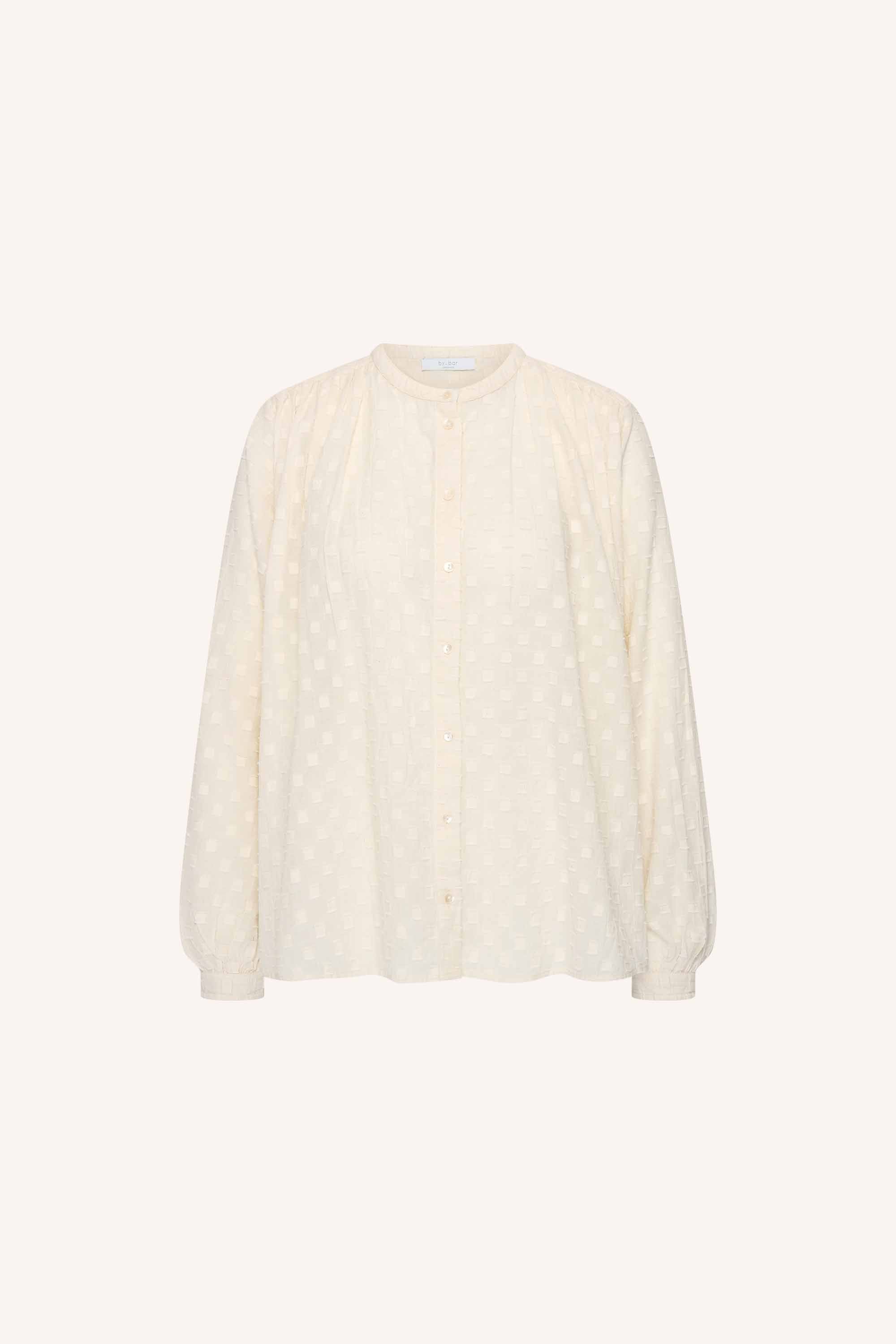 nyka weave blouse | off white weave