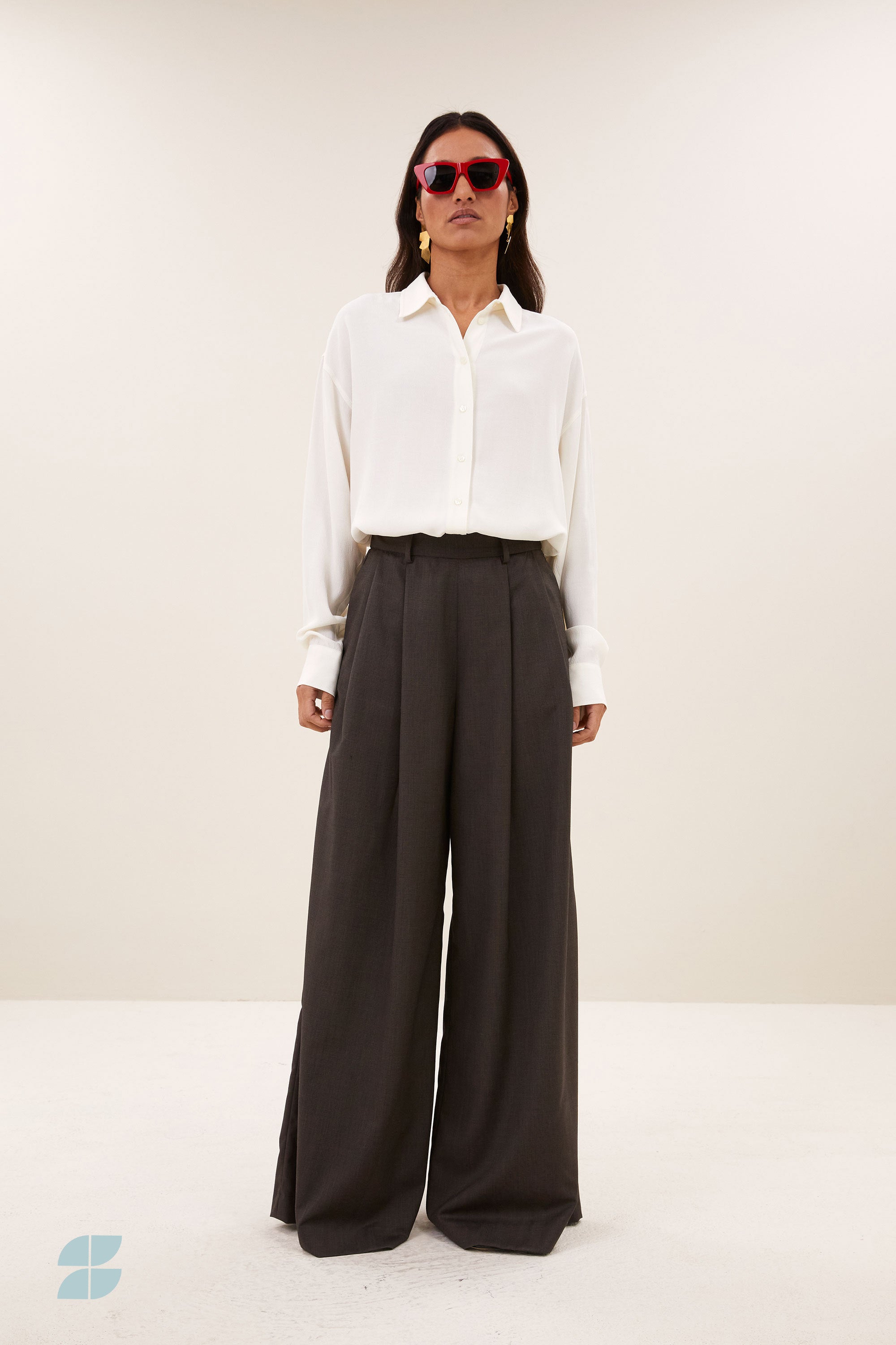 kris viscose blouse | ivory
