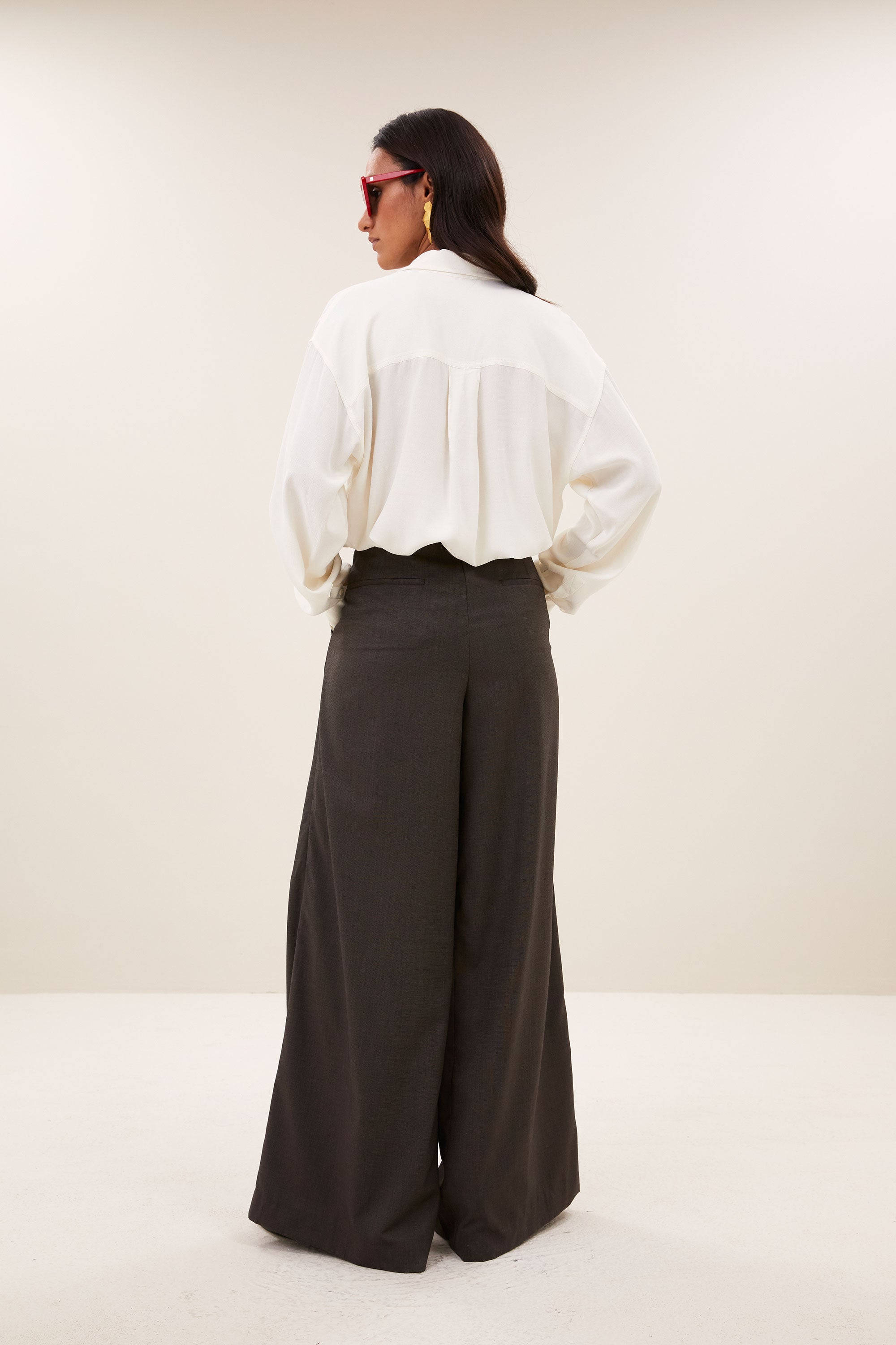 kris viscose blouse | ivory
