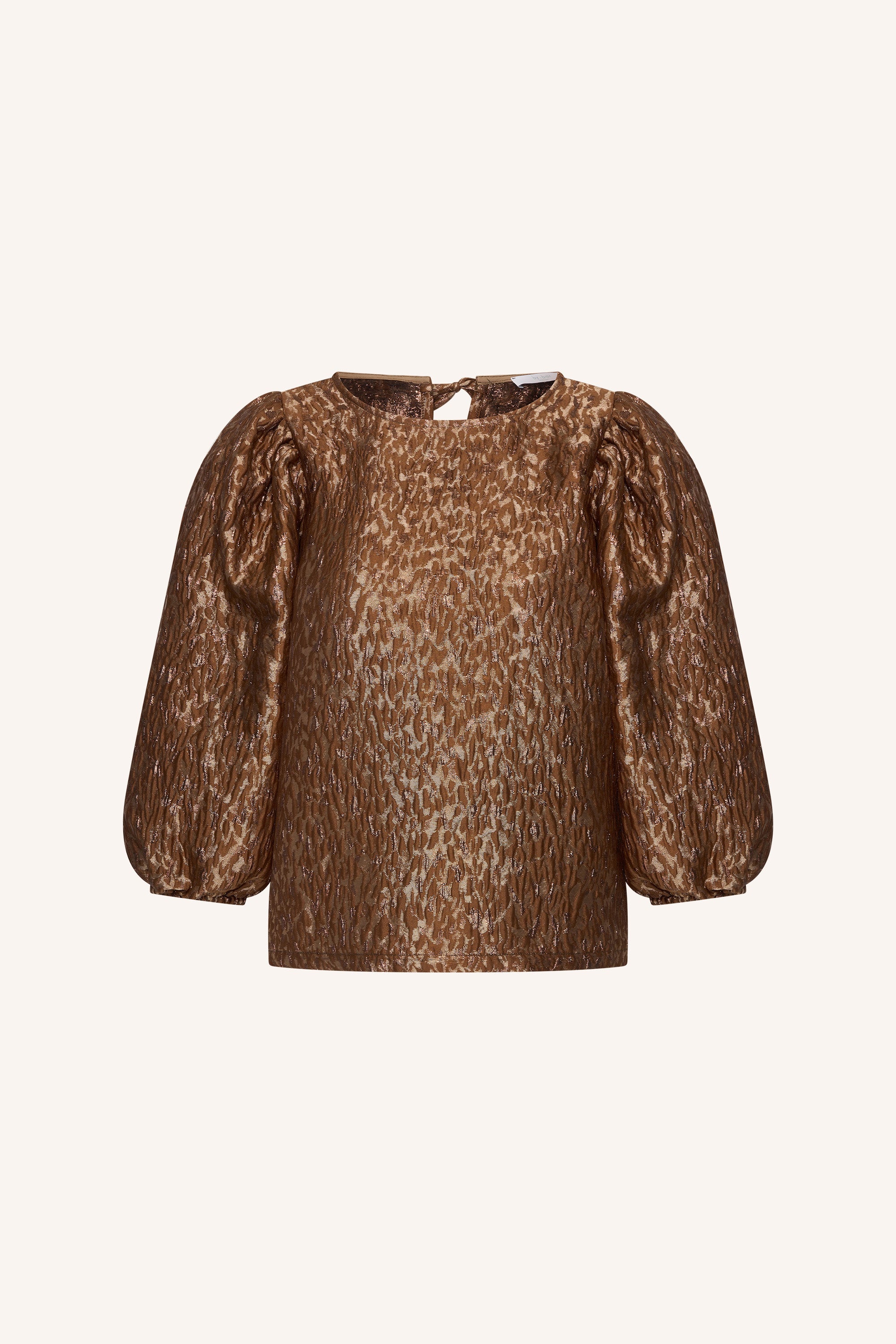 jet sparkle cheetah blouse | copper cheetah