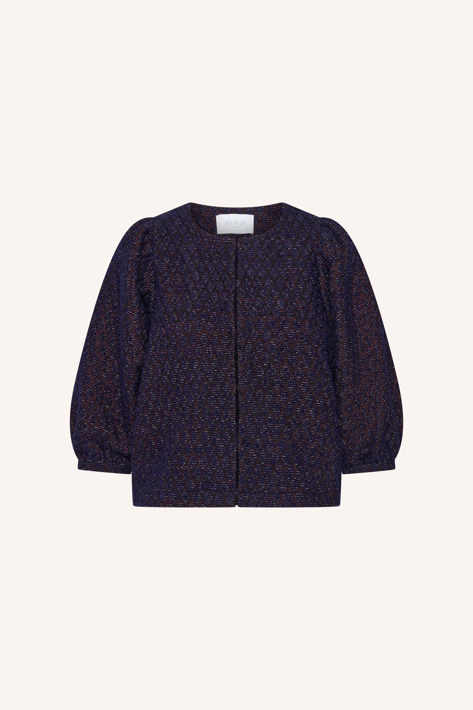 mauri sparkle blouse | diamond check