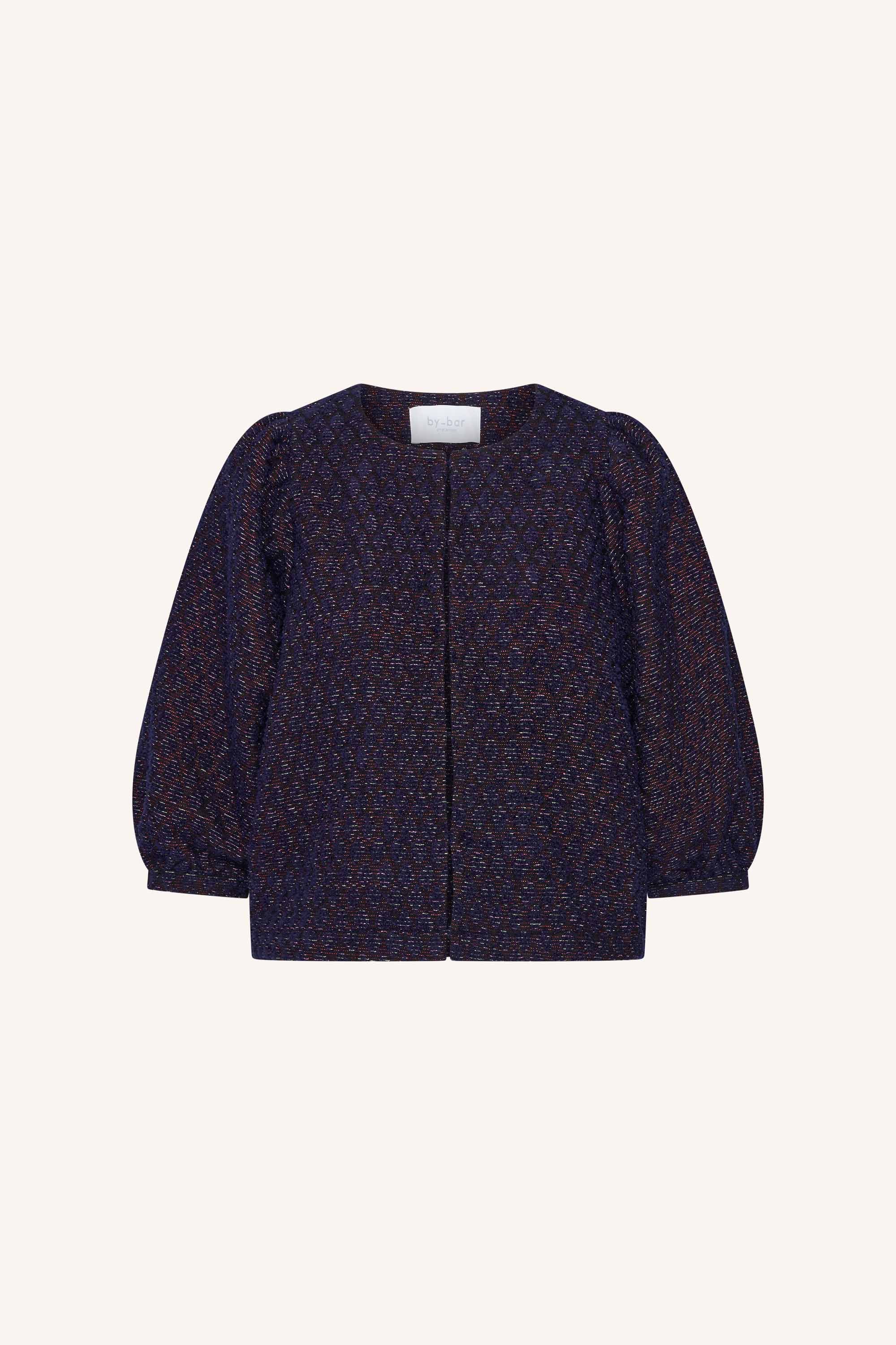 mauri sparkle blouse | diamond check