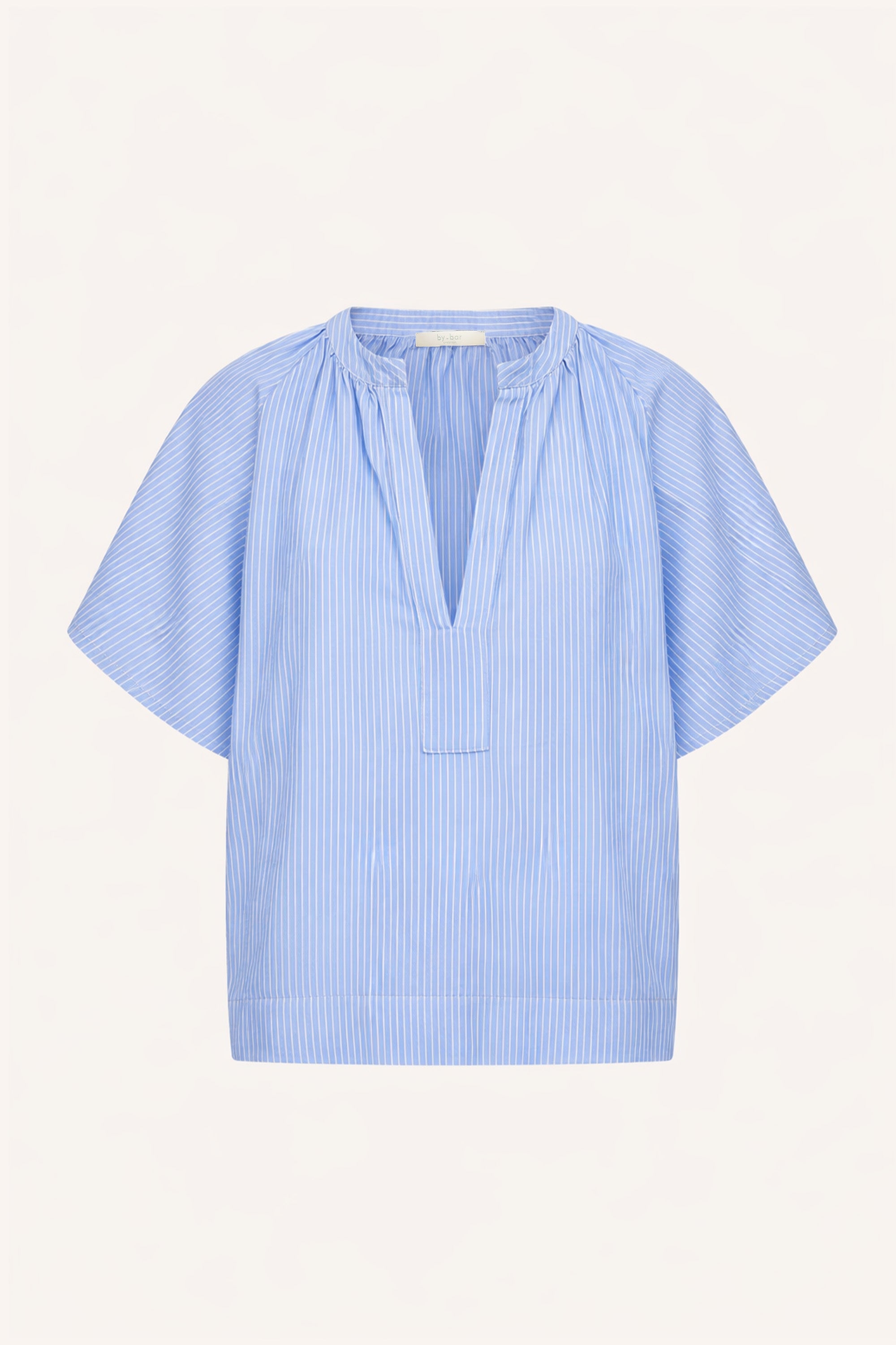 blouse-vina cloud blouse cloud blue stripe-by-bar-achteraanzicht
