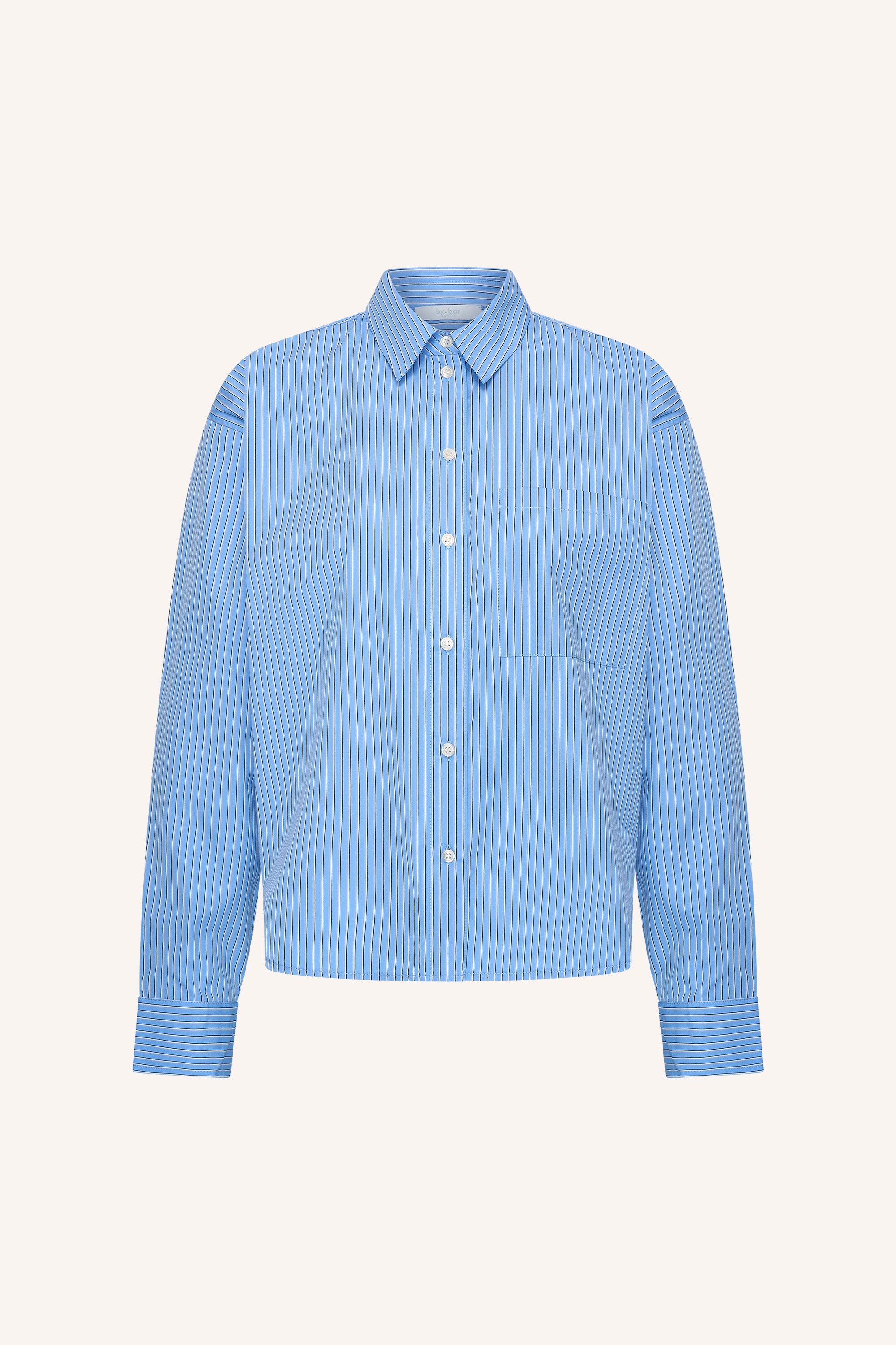 lise cloud blouse | cloud blue stripe