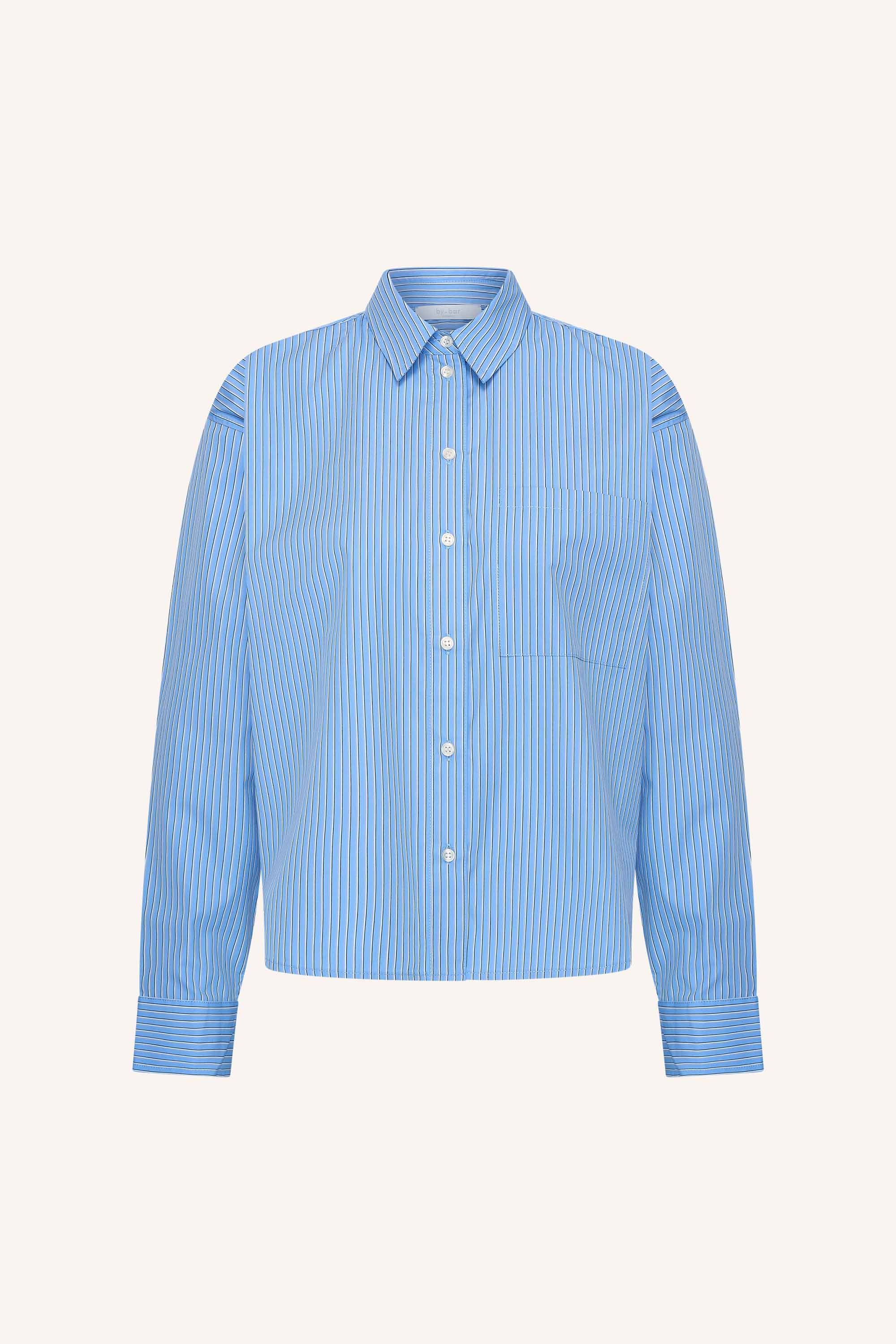 lise cloud blouse | cloud blue stripe