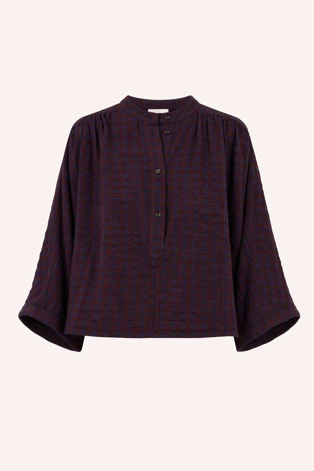 jess blouse | wine check