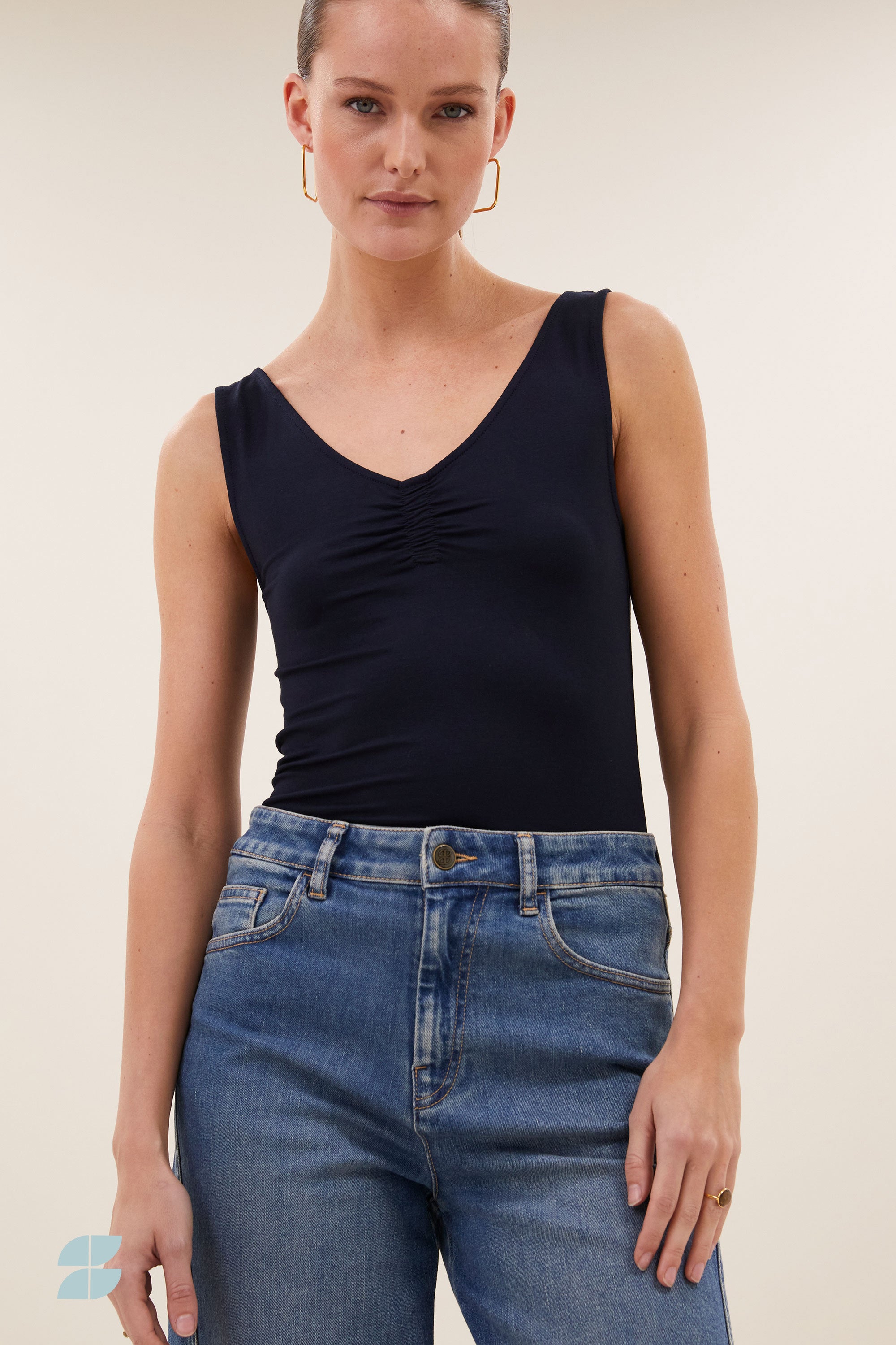 lia singlet | dark navy