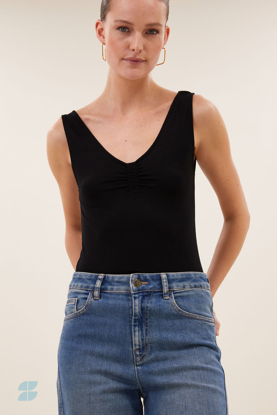 lia-singlet-black-comfortabele draagervaring-all-time classic-aansluitende fit-by-bar-detail