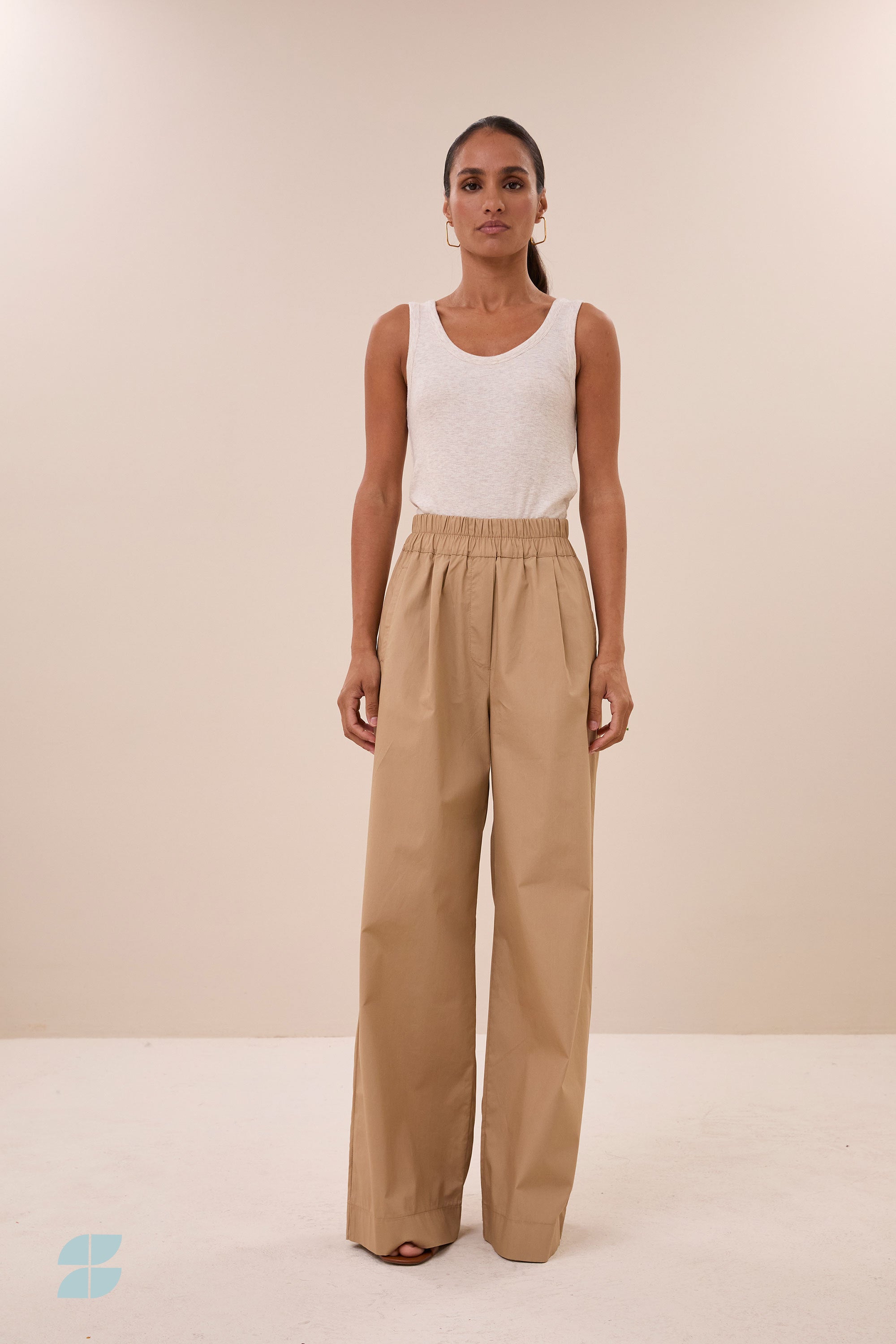 joky rib singlet | oyster