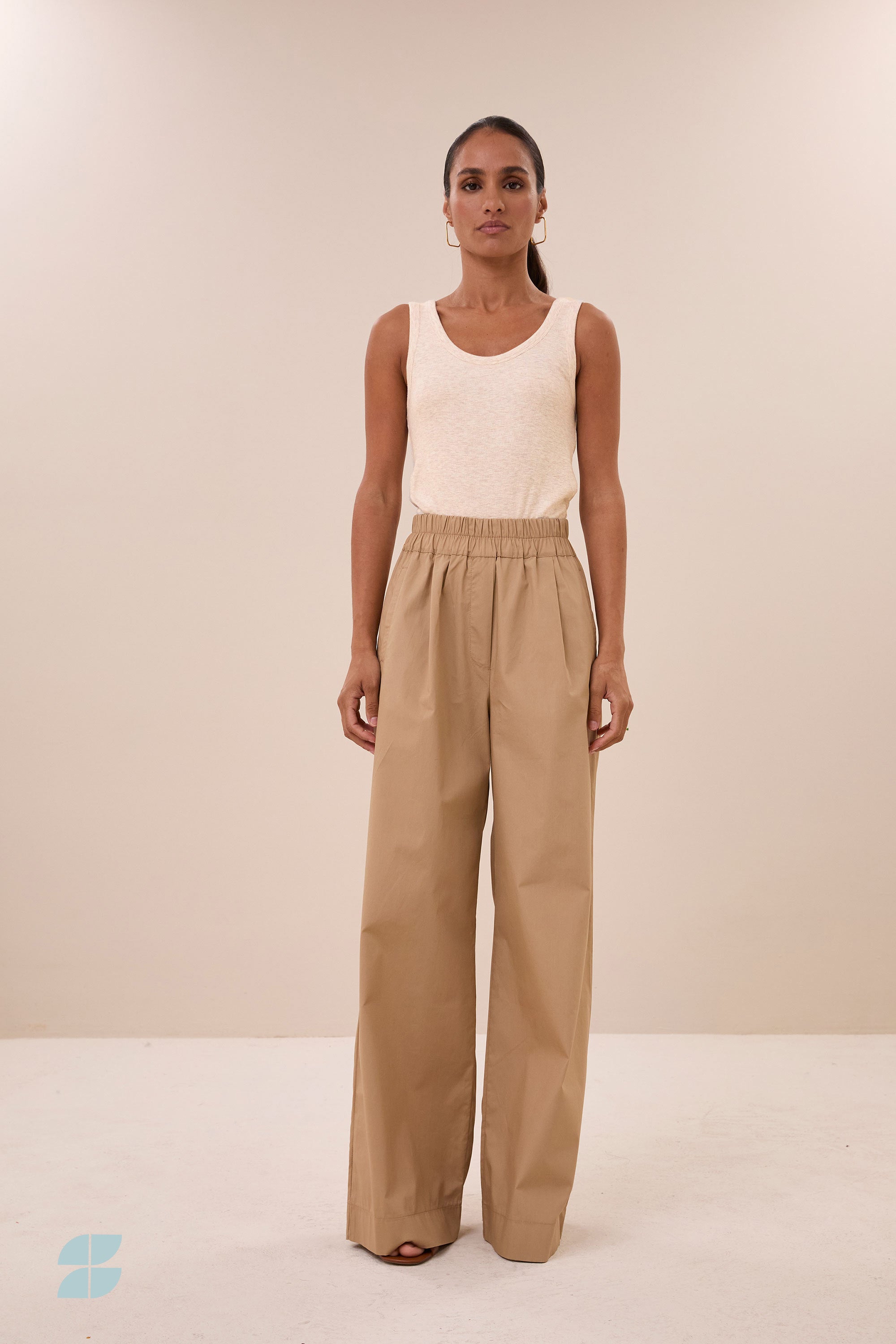 joky rib singlet | oyster