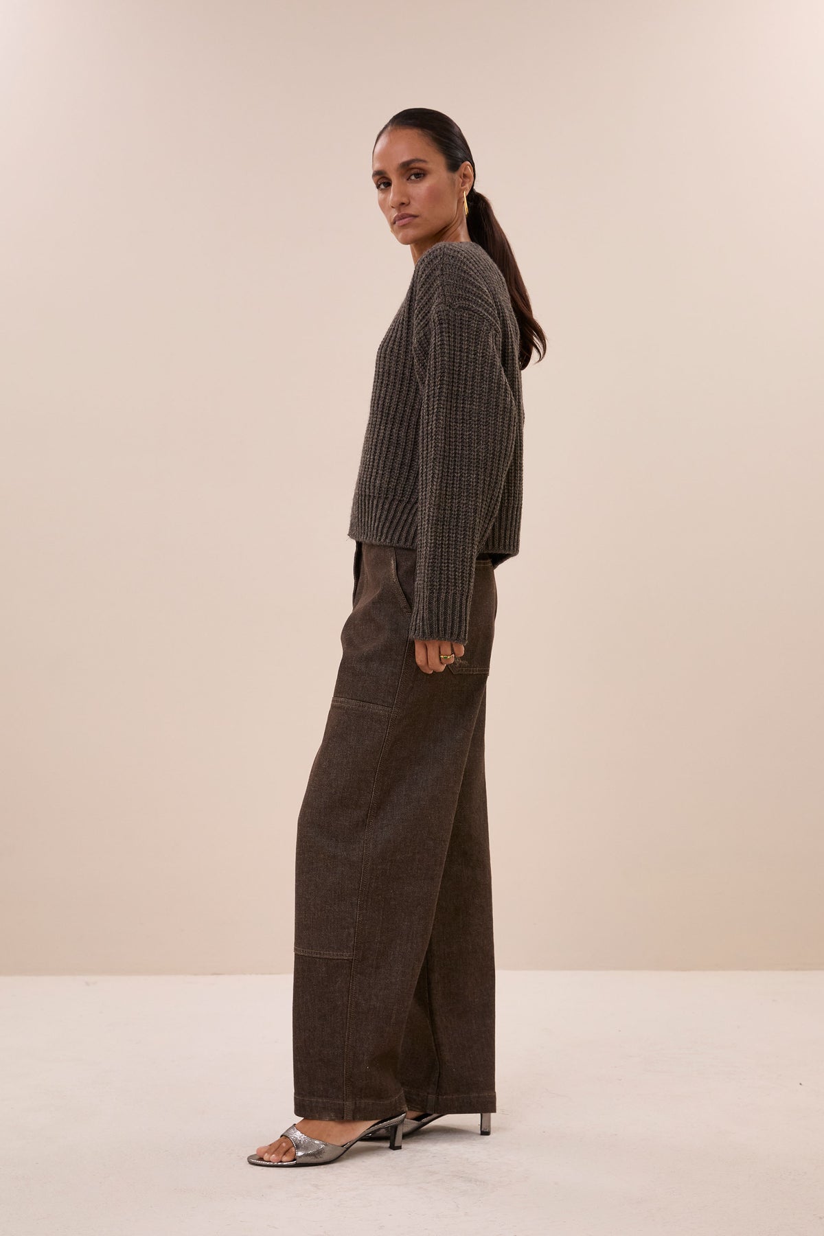 lavi cardigan | biscuit