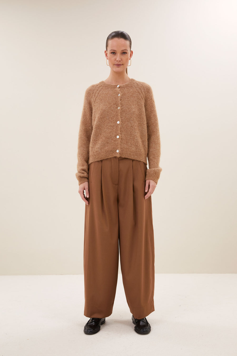 falon cardigan | camel