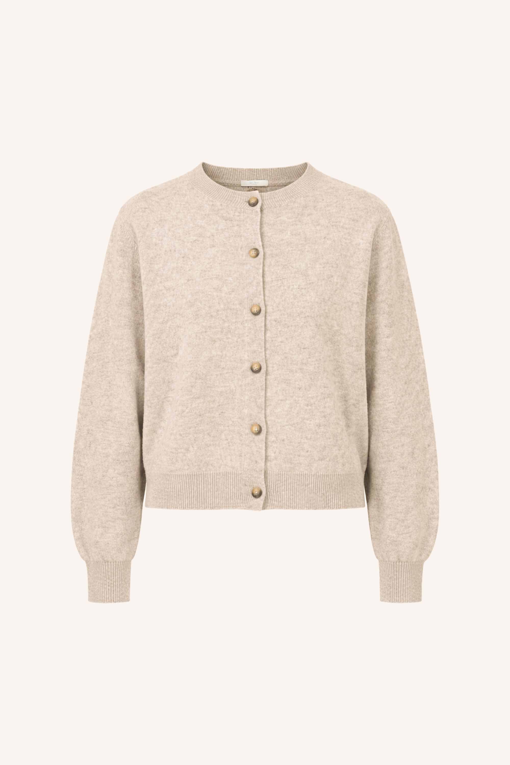 cleo merino cardigan | oyster melee
