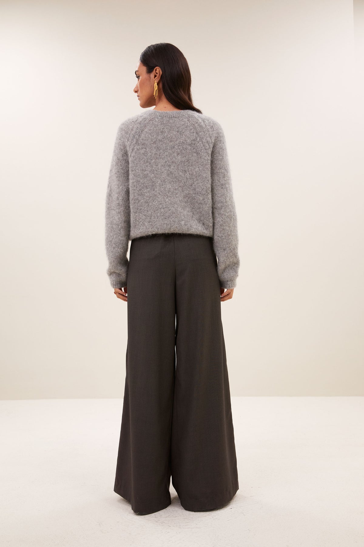 falon cardigan | grey melee