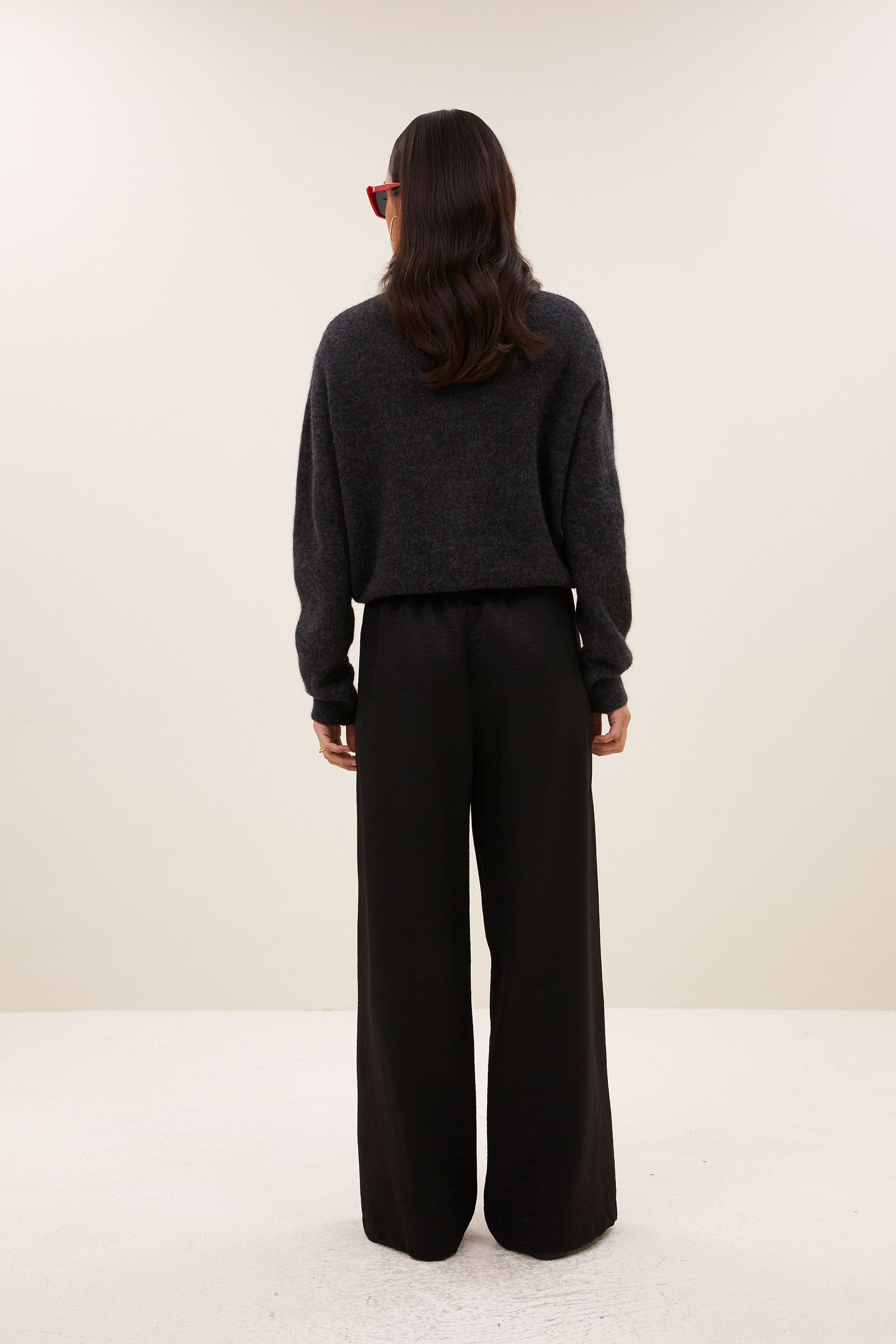cleo cardigan | dark grey melee
