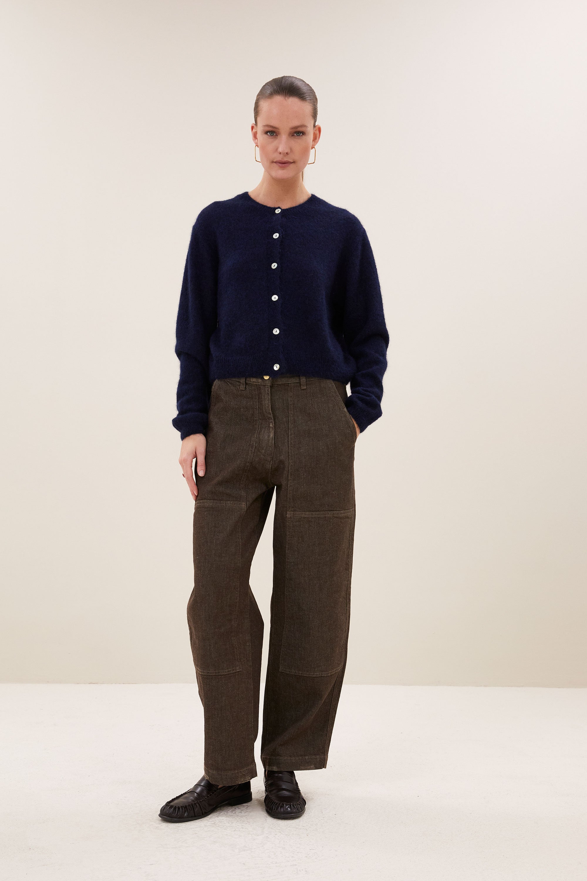 cleo cardigan | midnight