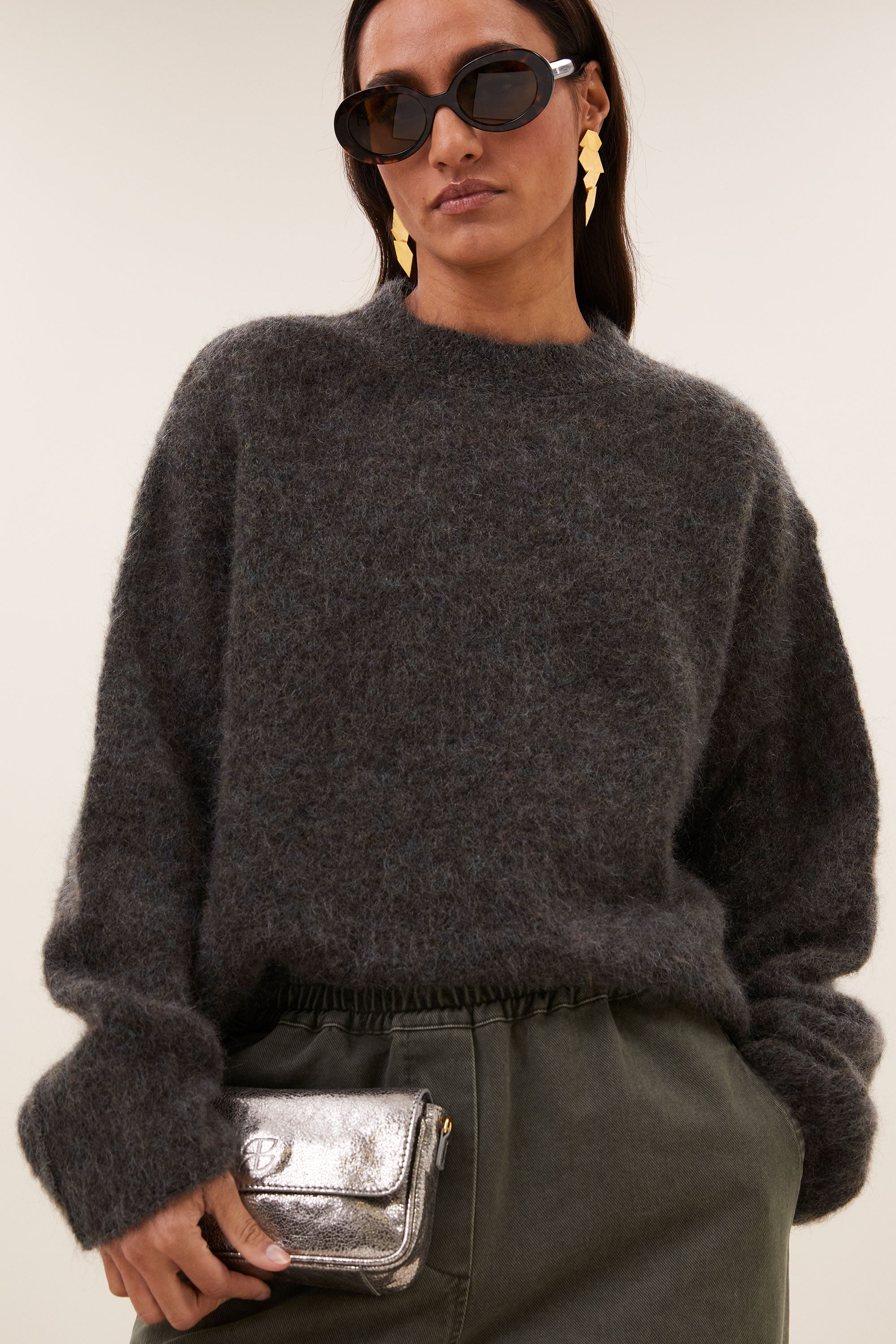 vasile pullover | moss brown