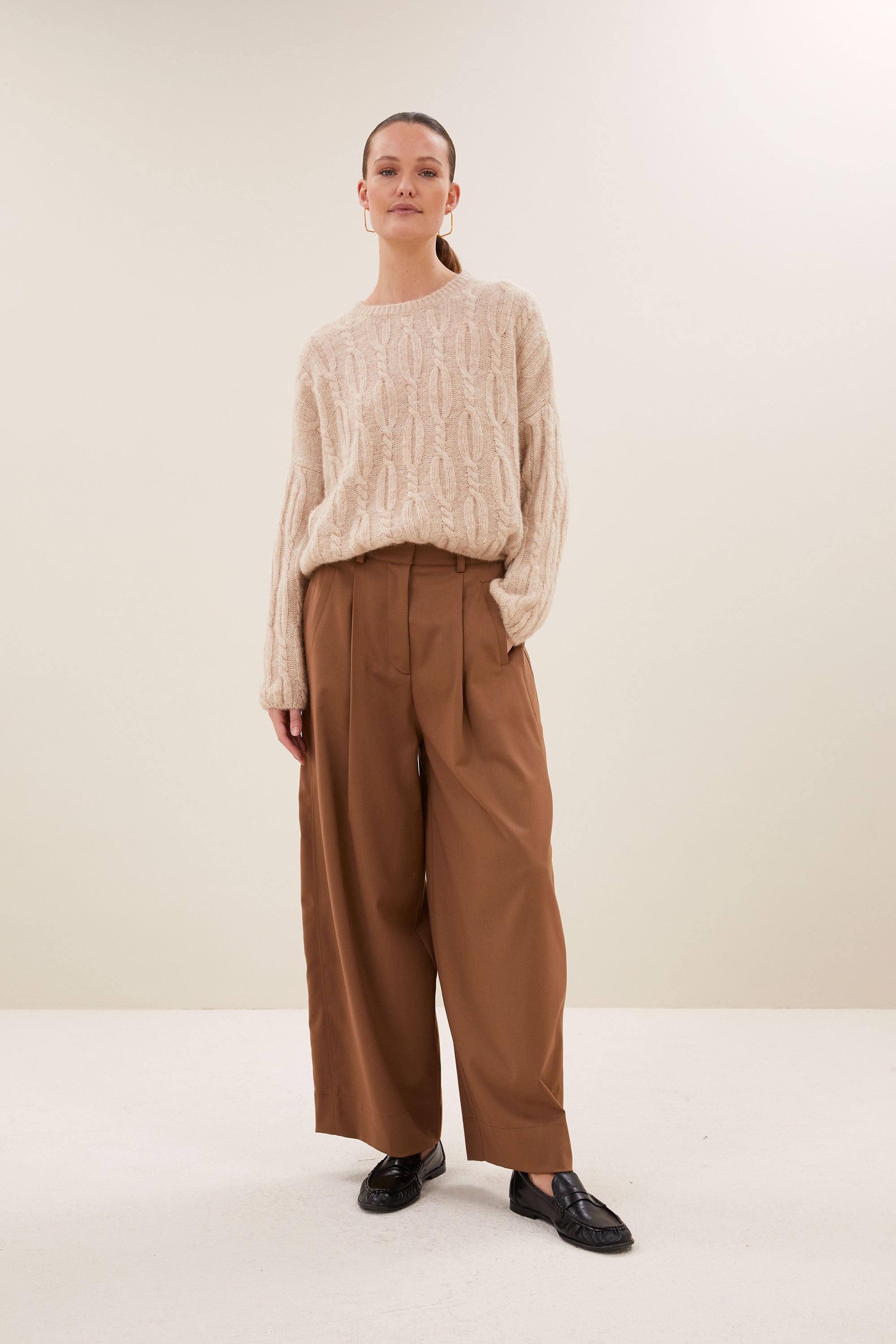 lora pullover | chalk