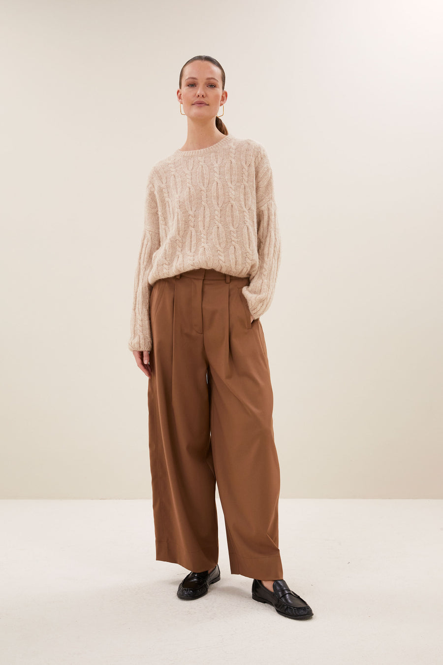 lora pullover | chalk