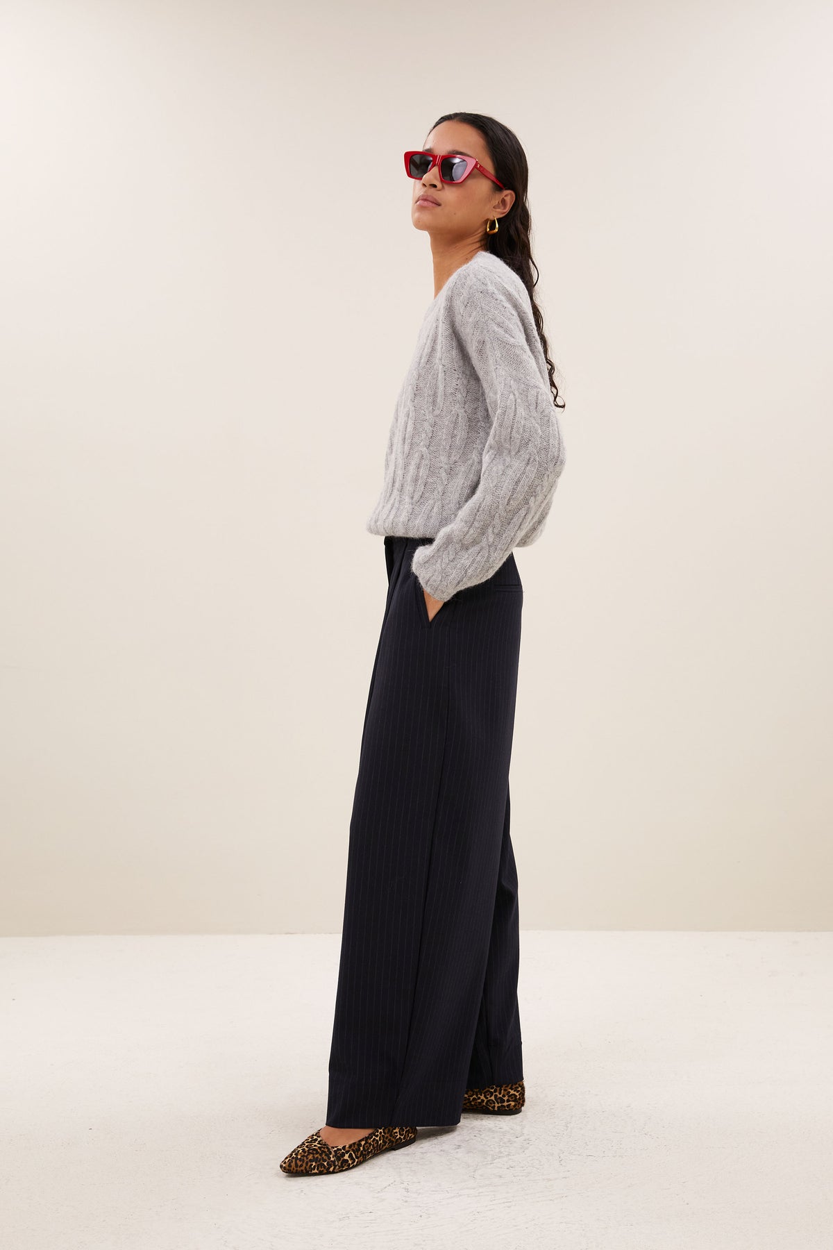 lora pullover | grey melee