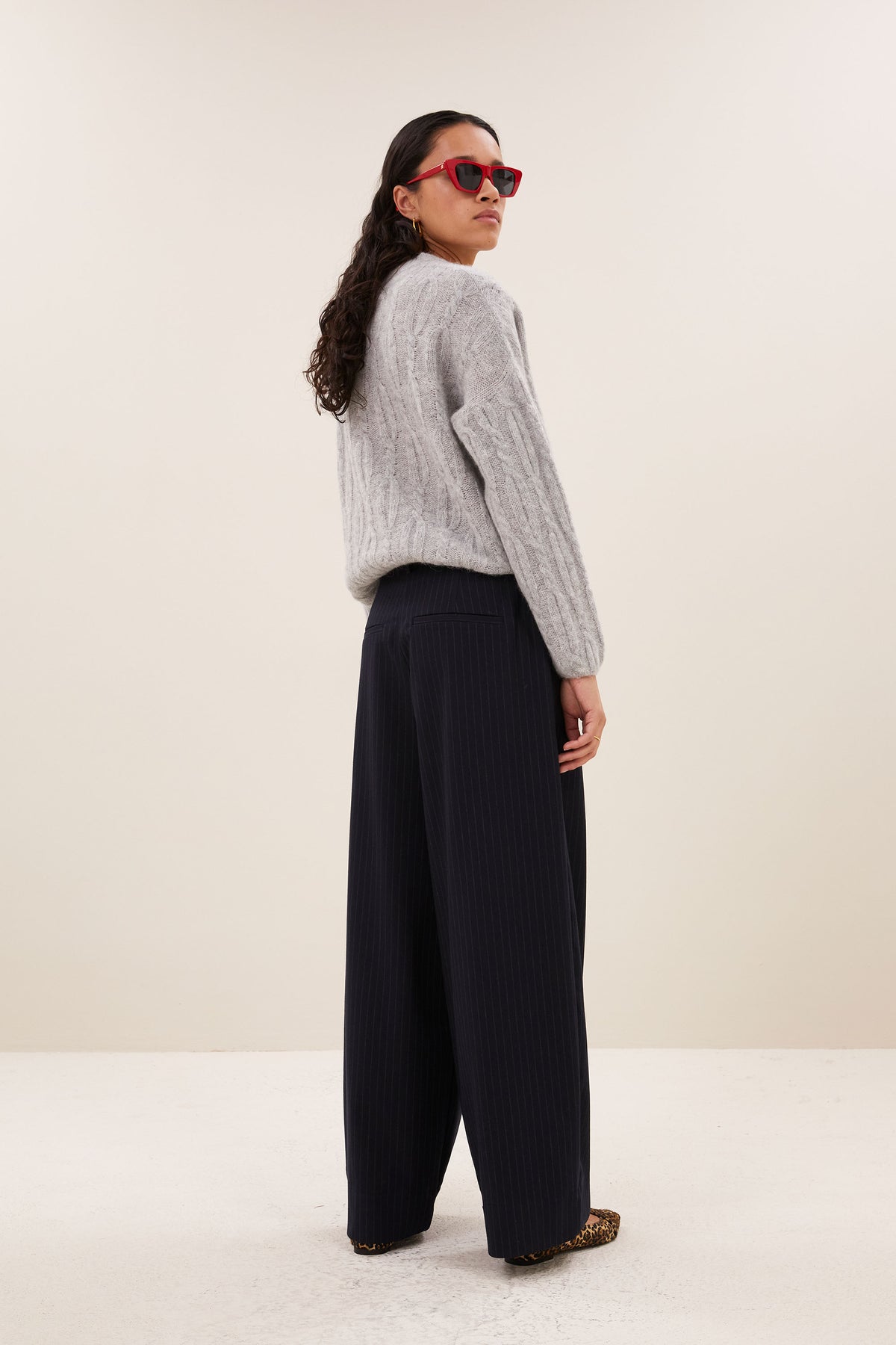 lora pullover | grey melee