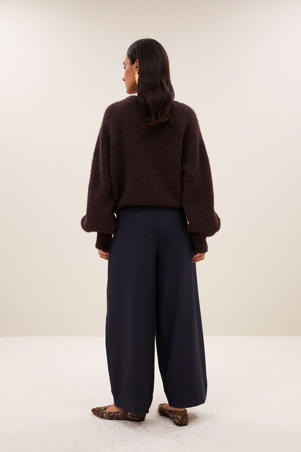lucia pullover | chocolate brown