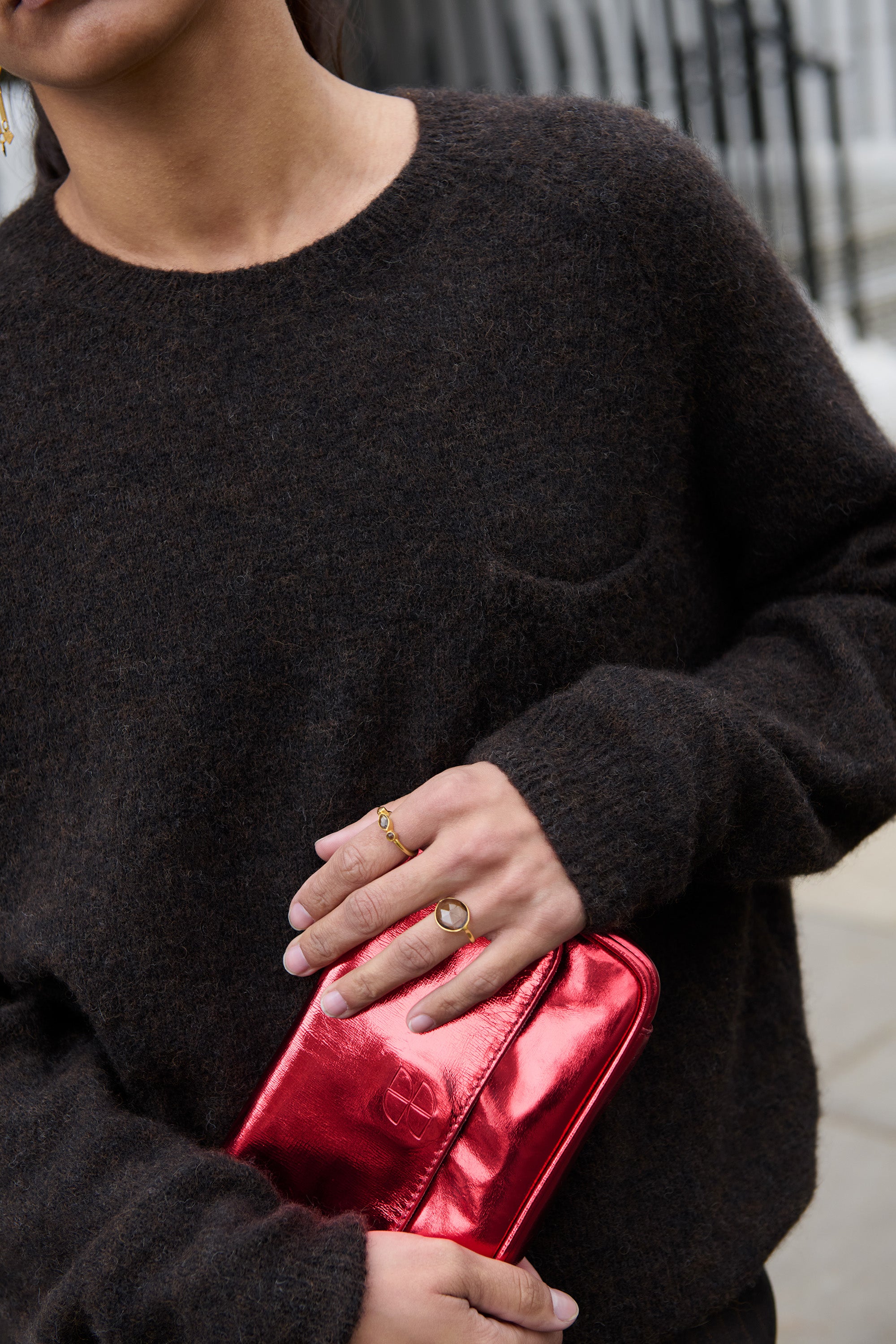 polly pullover | deep brown
