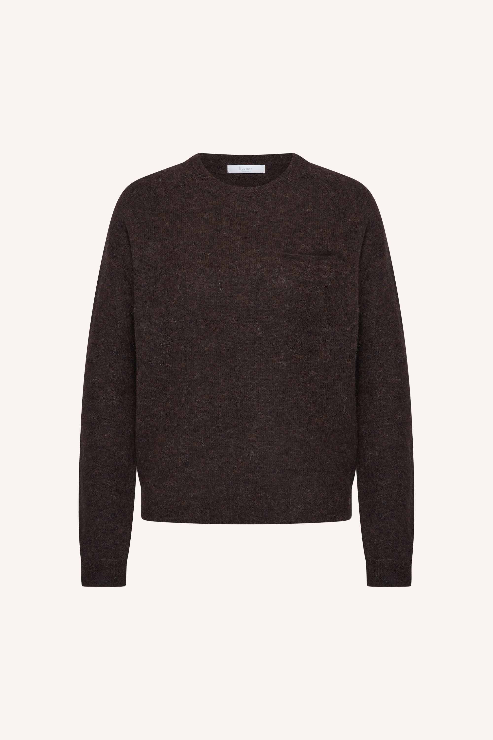 polly pullover | deep brown