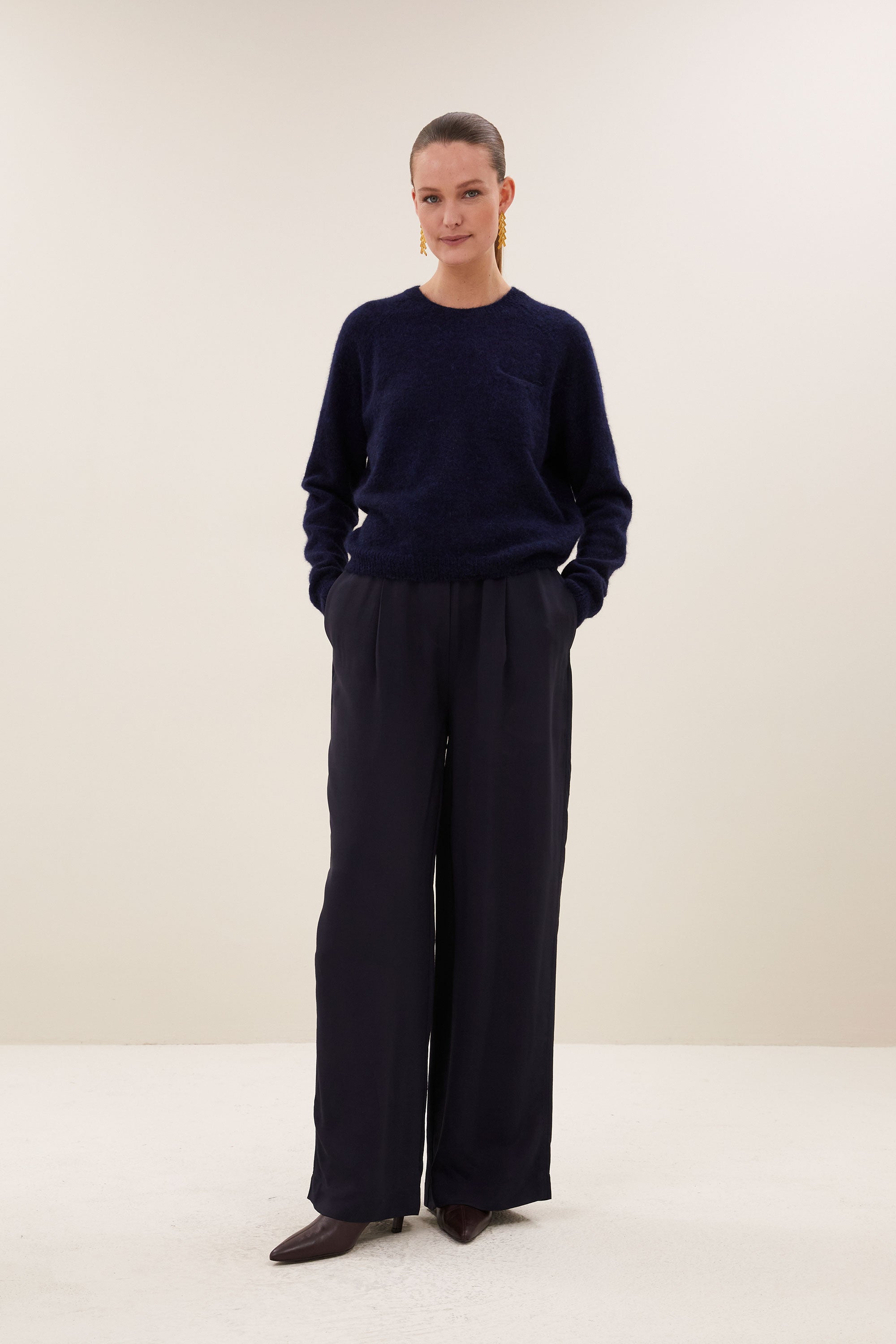 polly pullover | midnight