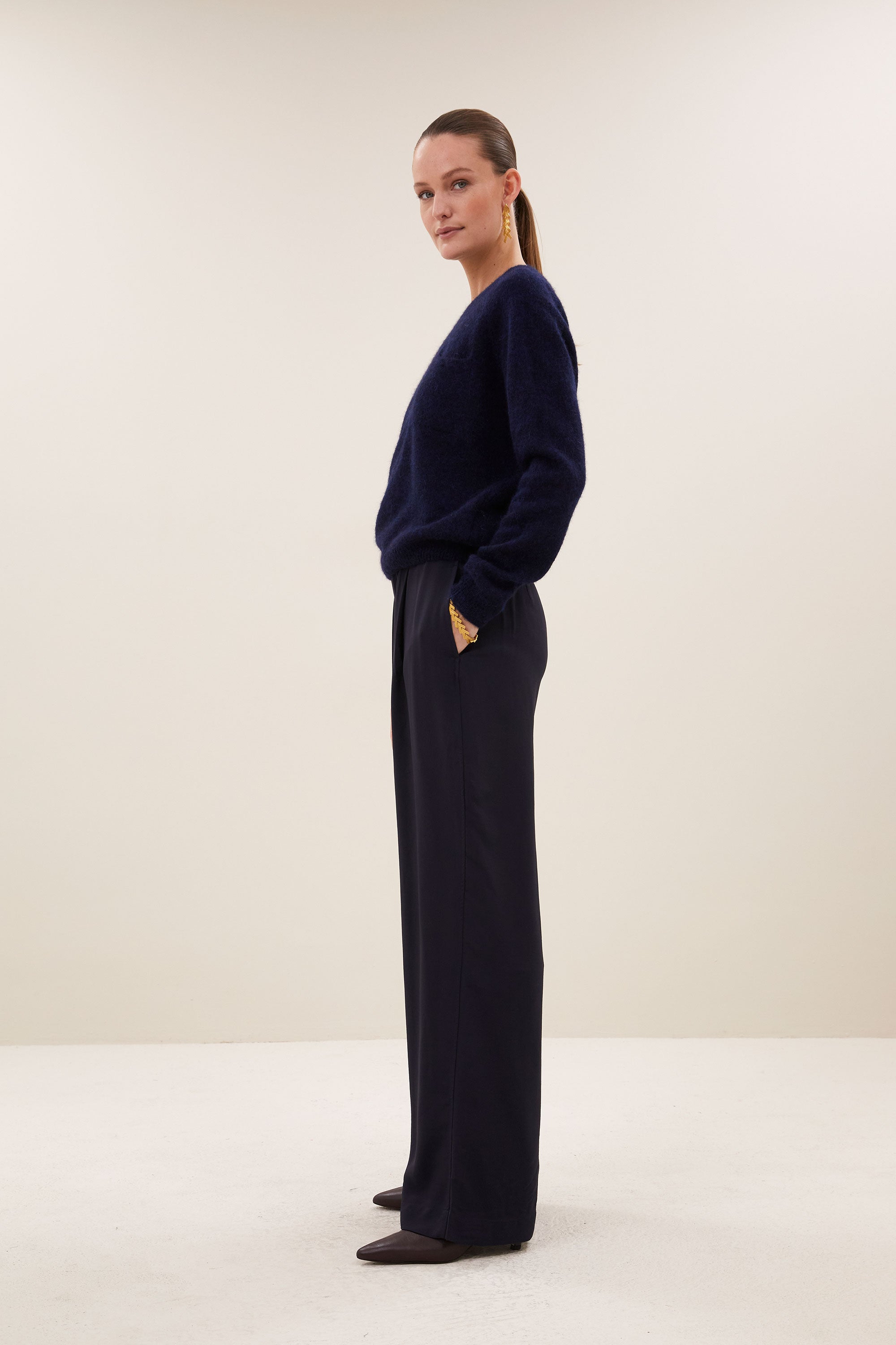 polly pullover | midnight