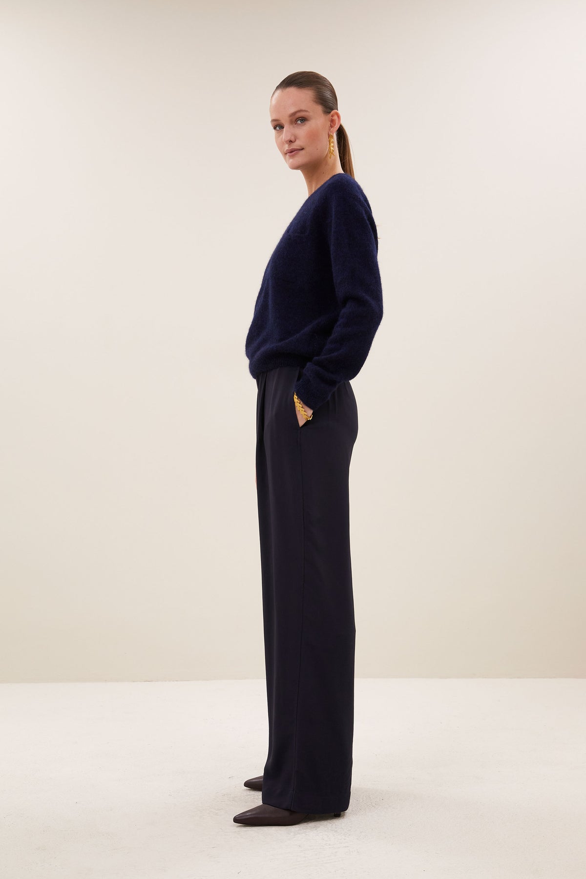 polly pullover | midnight